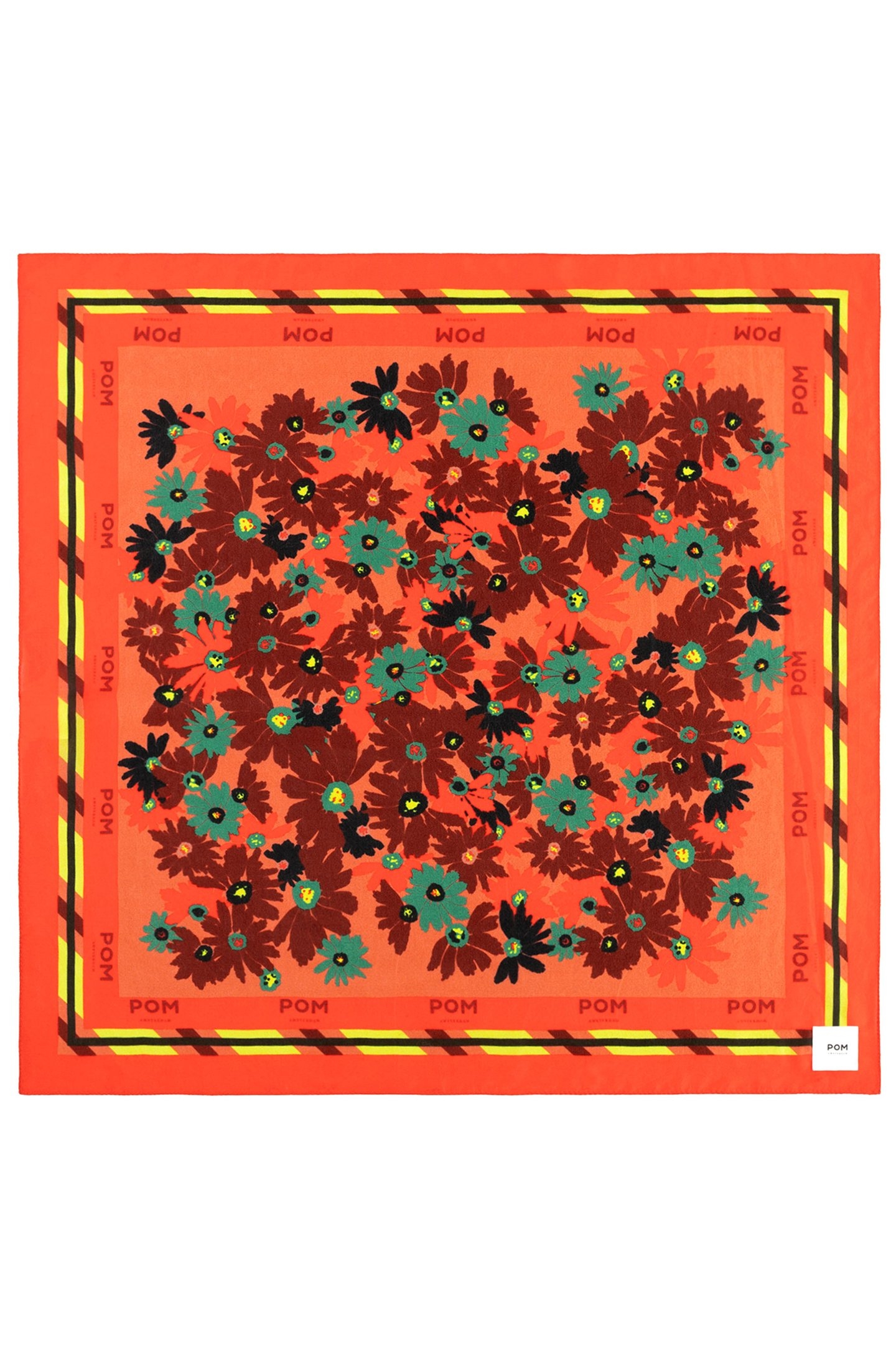 SHAWL - SILK FLORAL PINK 1