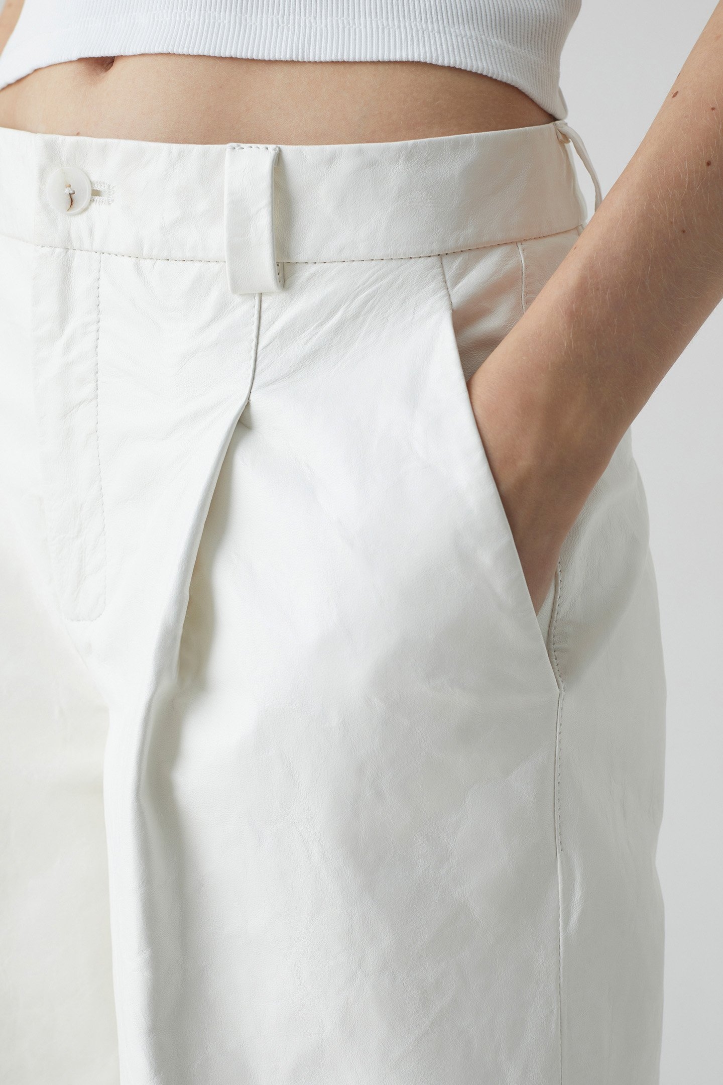 BROOKS PANTS WHITE 6