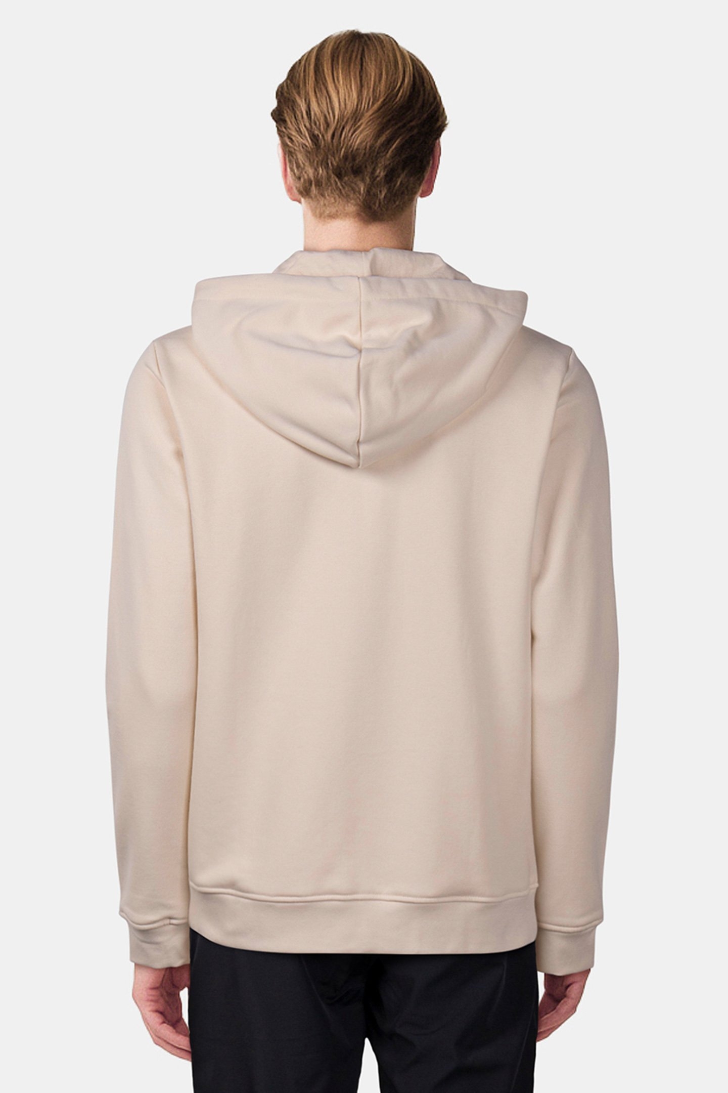 B-SERIES ZIP-THROUGH HOODIE WHITE SWAN 2