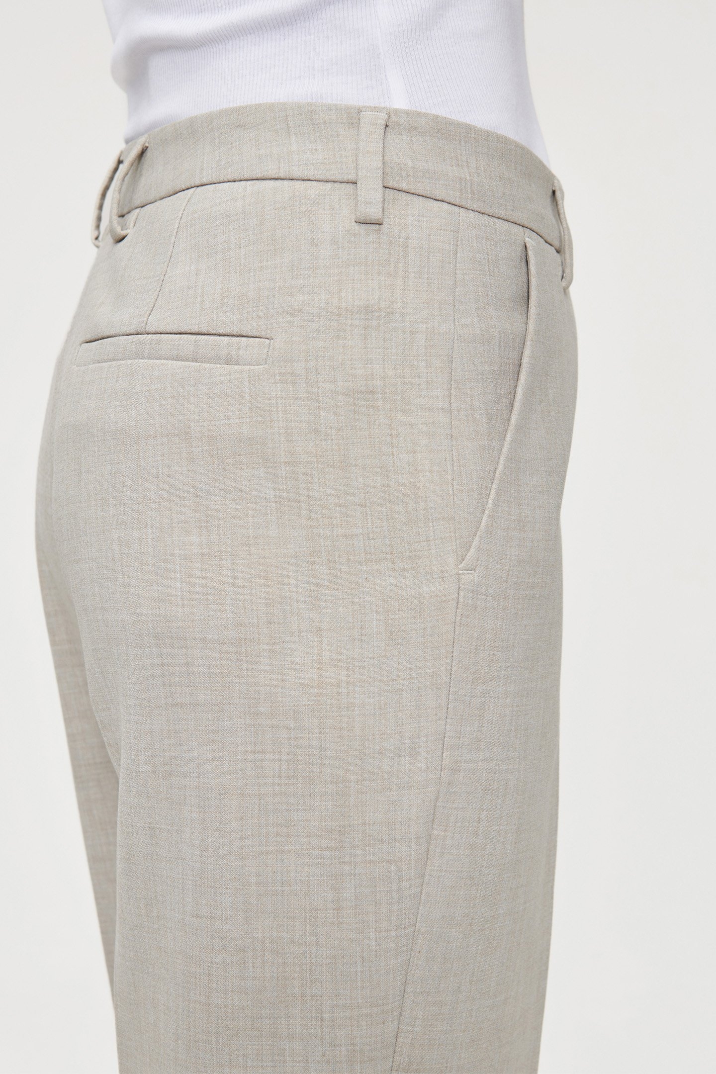CROPPED CLASSIC PANTS GREIGE 7