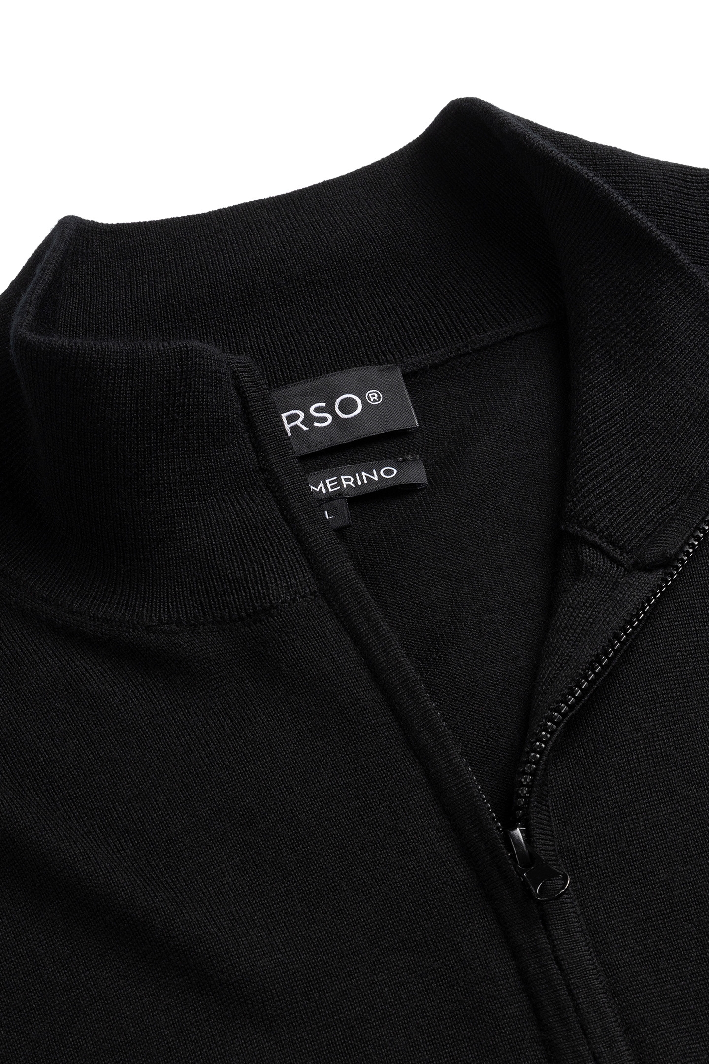 ZIP UP 100% MERINO BASALT BLACK 6
