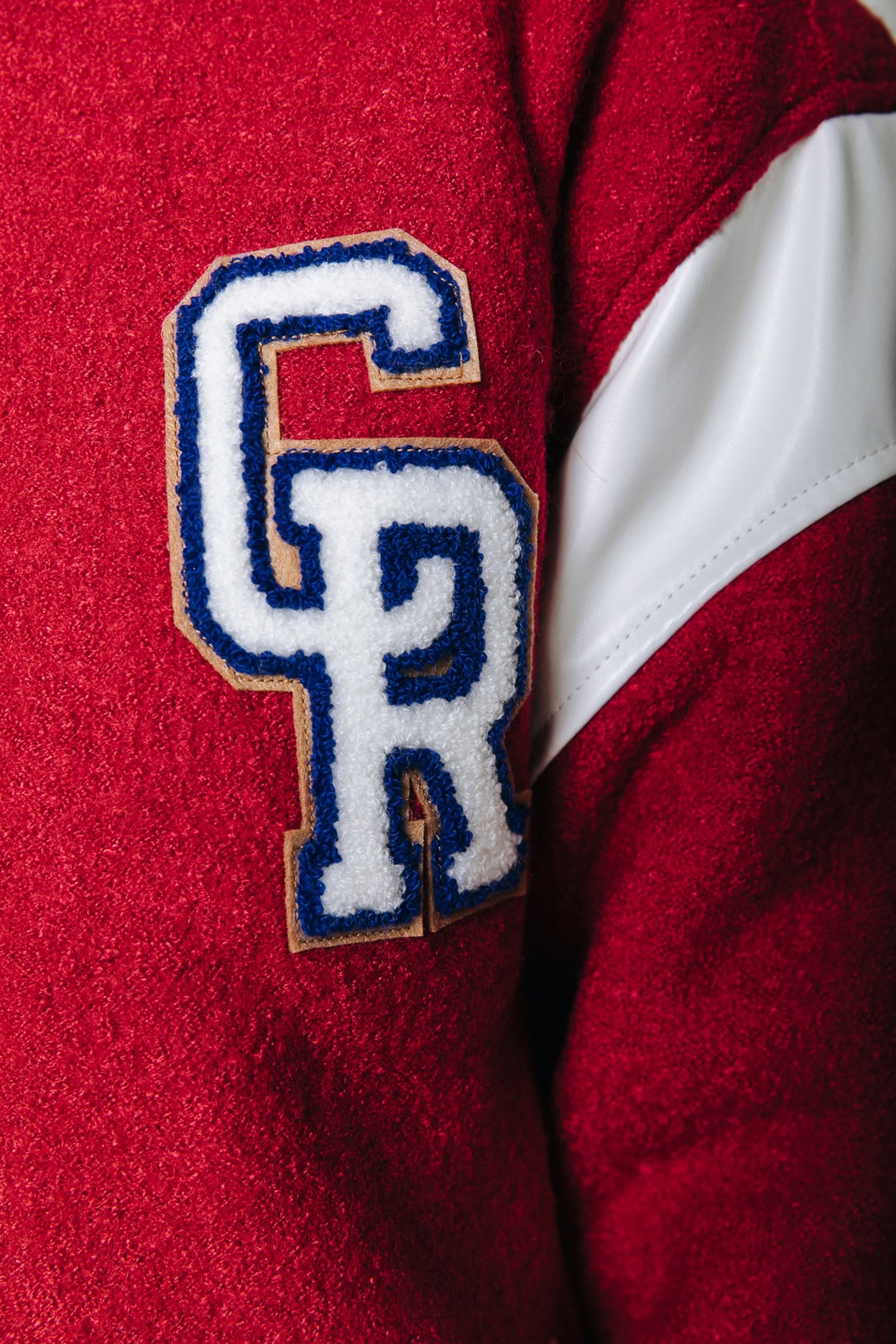 SEN BASEBALL BOMBER JACKET RED 8