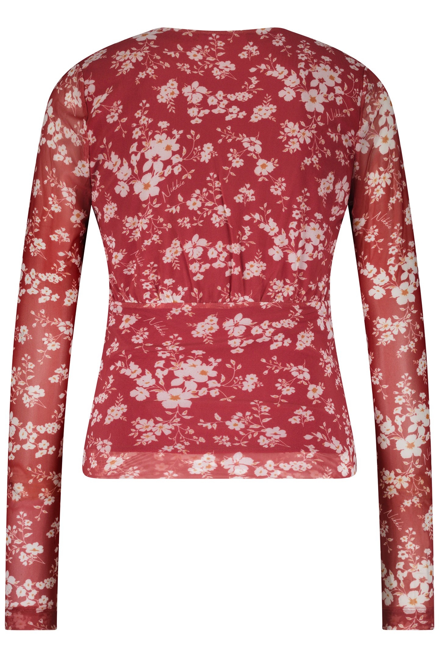 FLOWER TOP OFF WHITE/CANDY RED 2