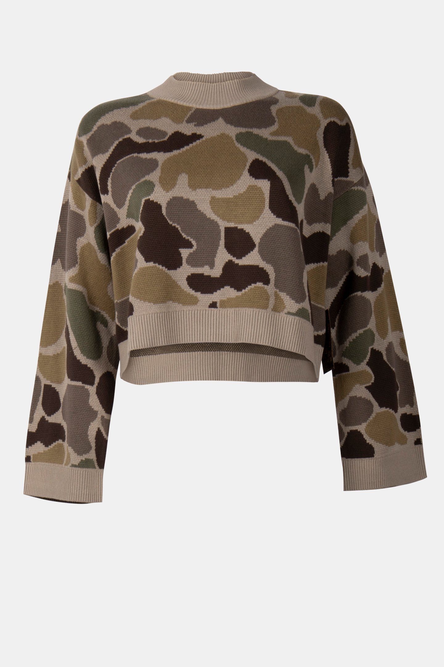 CAMMILE CAMO PULLOVER BUNGEE CORD/TURKISHCFEE 3