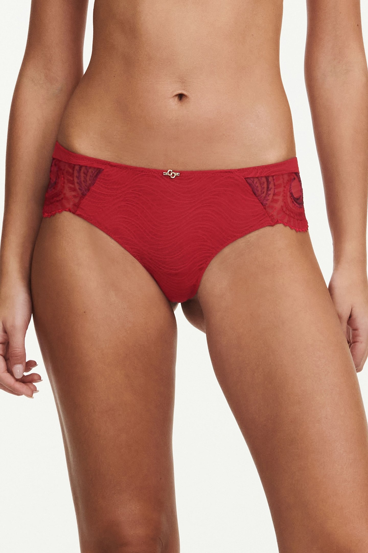 CO BO. SHORTY REVEALING STD W. PASSION RED/AUBERGINE 1