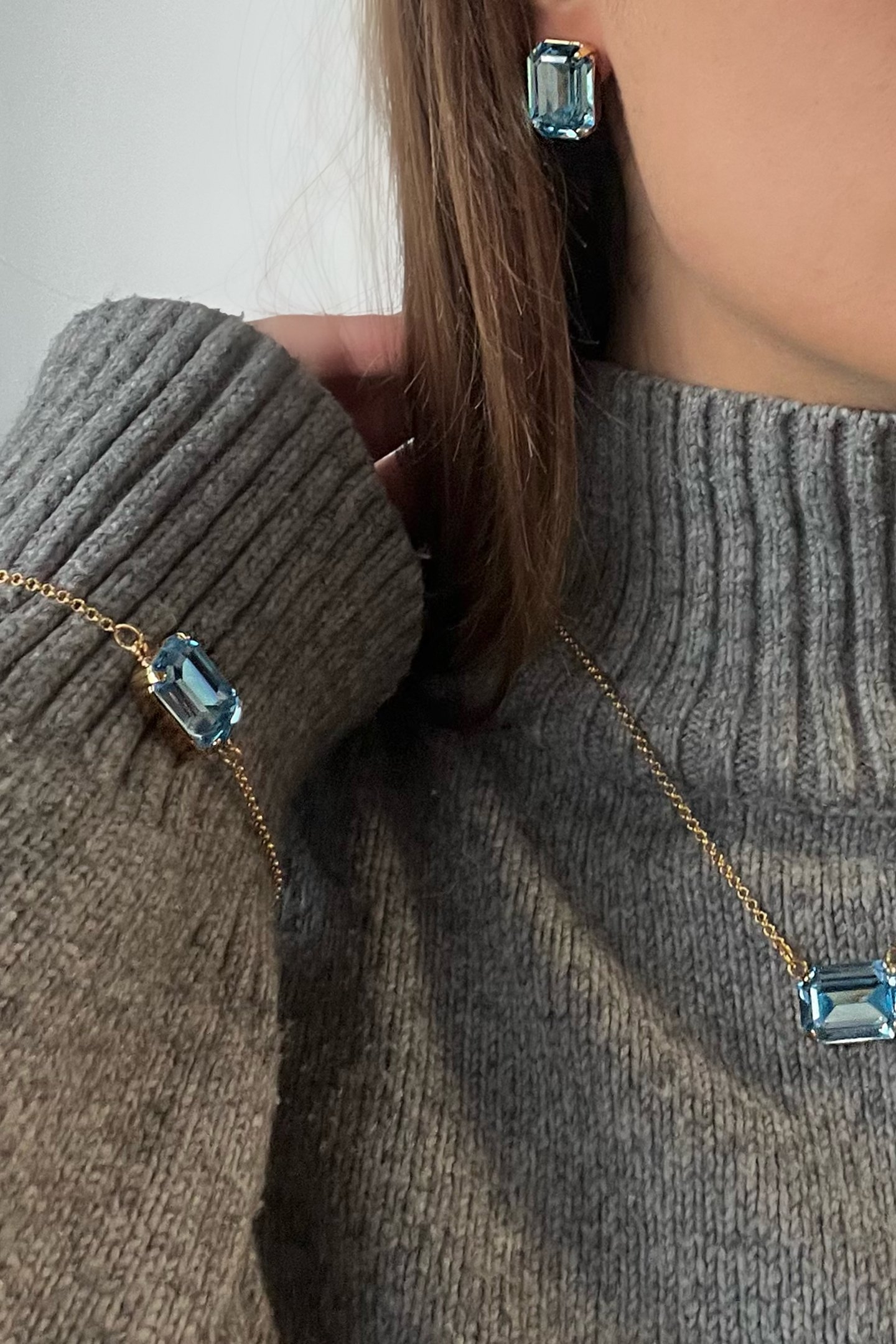 LADY DI BRACELET AQUA BLUE 2