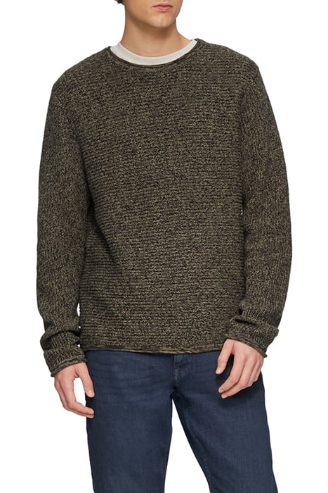 S.OLIVER-QS PULLOVER DARK GREEN 1