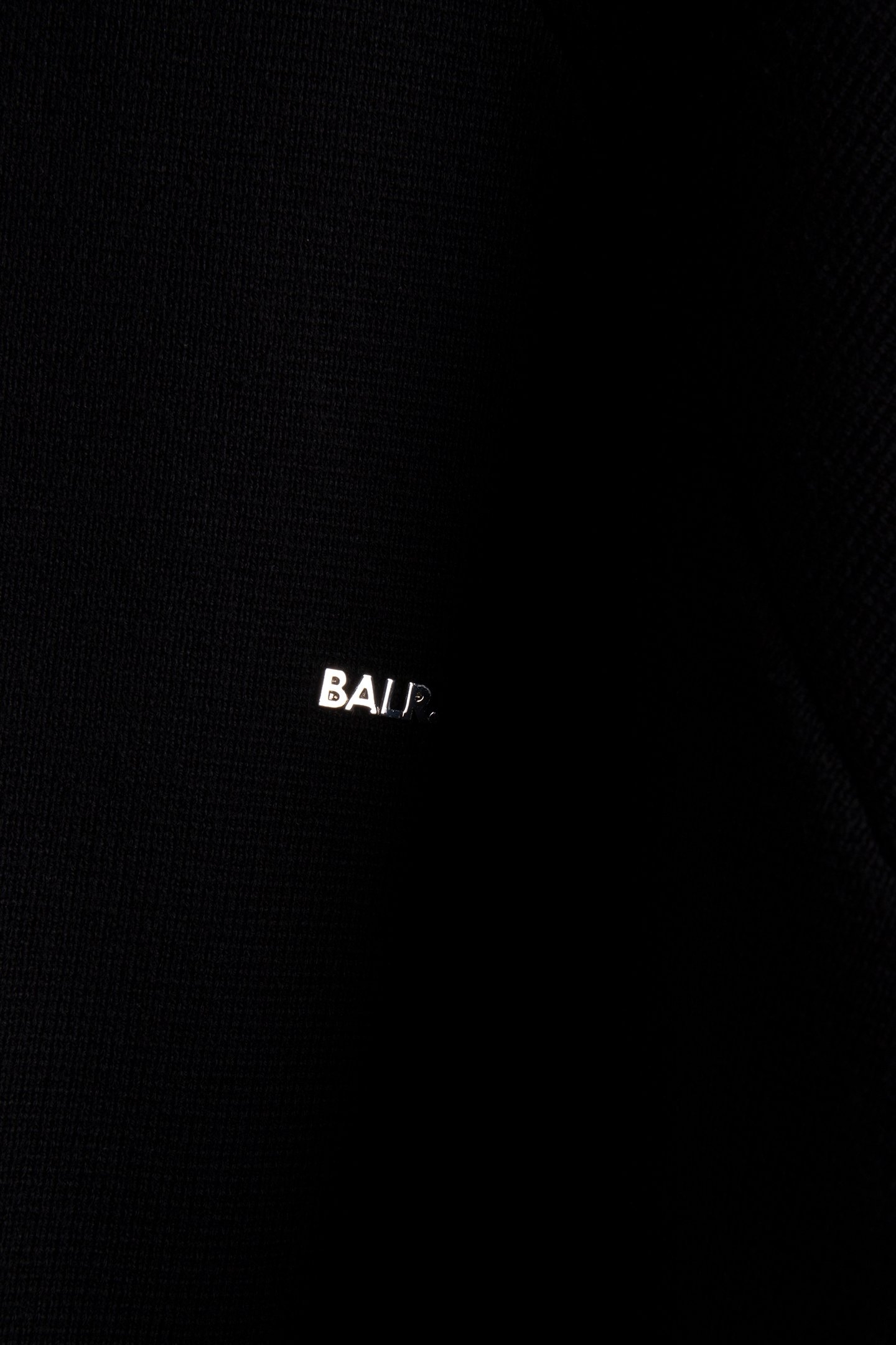 CLUBS KNITTED ZIP SWEATER JET BLACK 4