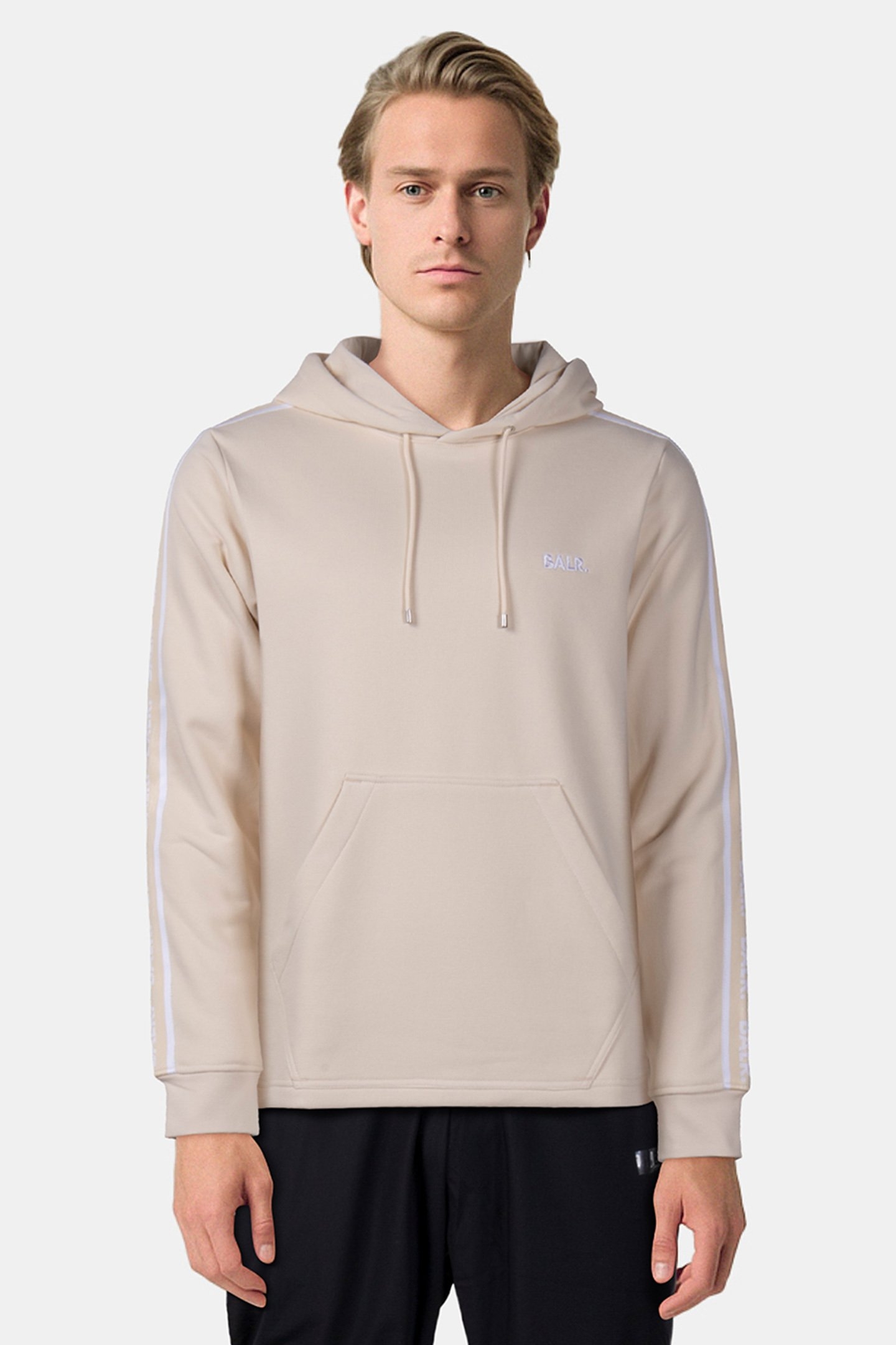 B-TAPE HOODIE WHITE SWAN 1