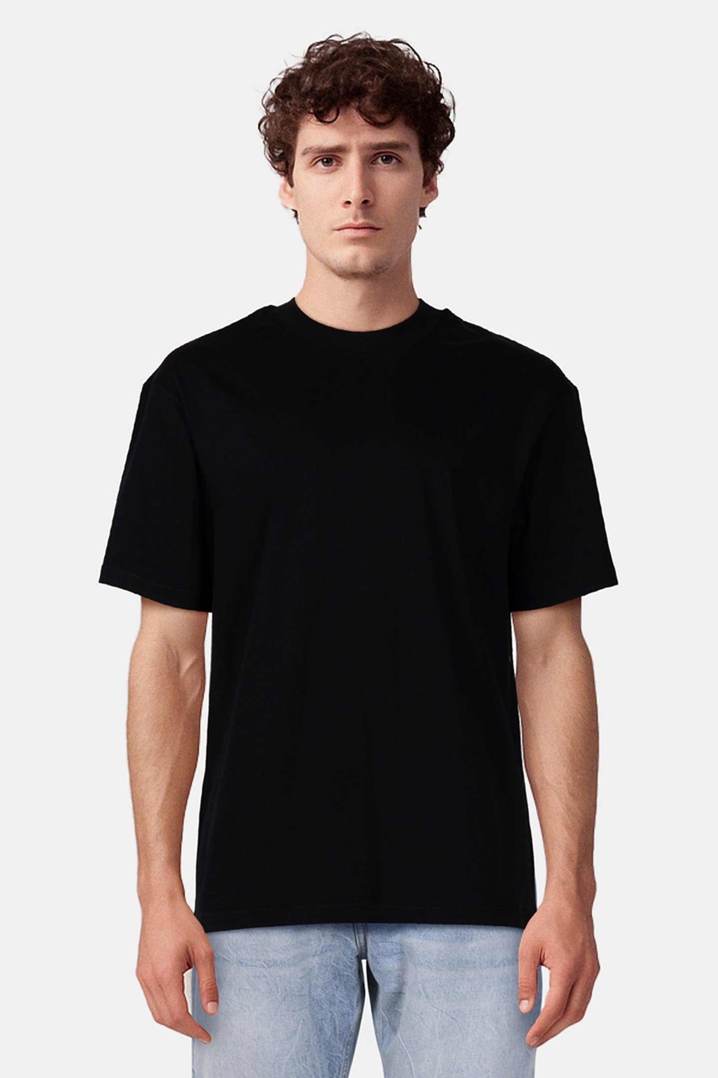 BALR. EMBRO BOX FIT T-SHIRT JET BLACK 1
