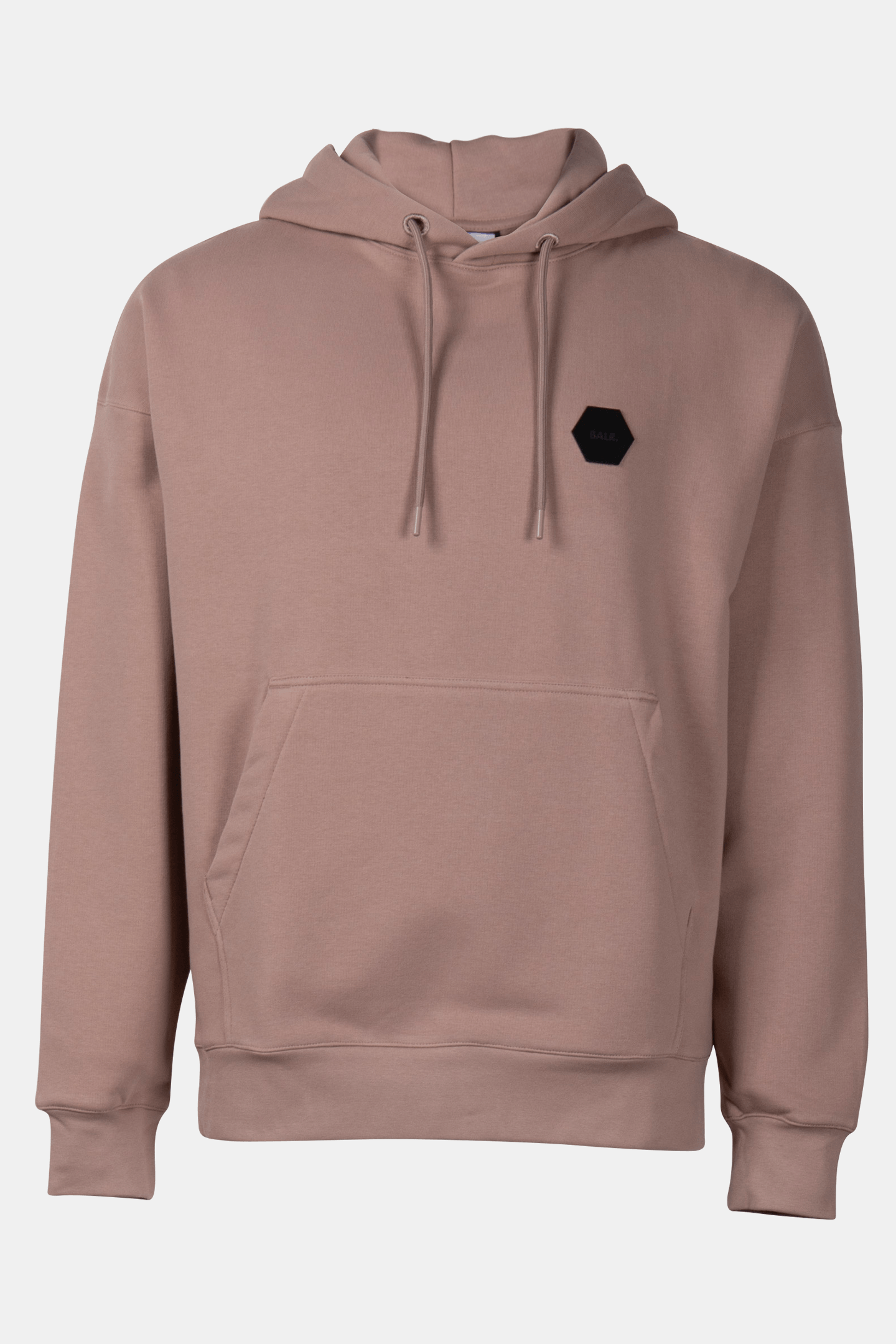 HEX LOGO BOX HOODIE WARM TAUPE 3