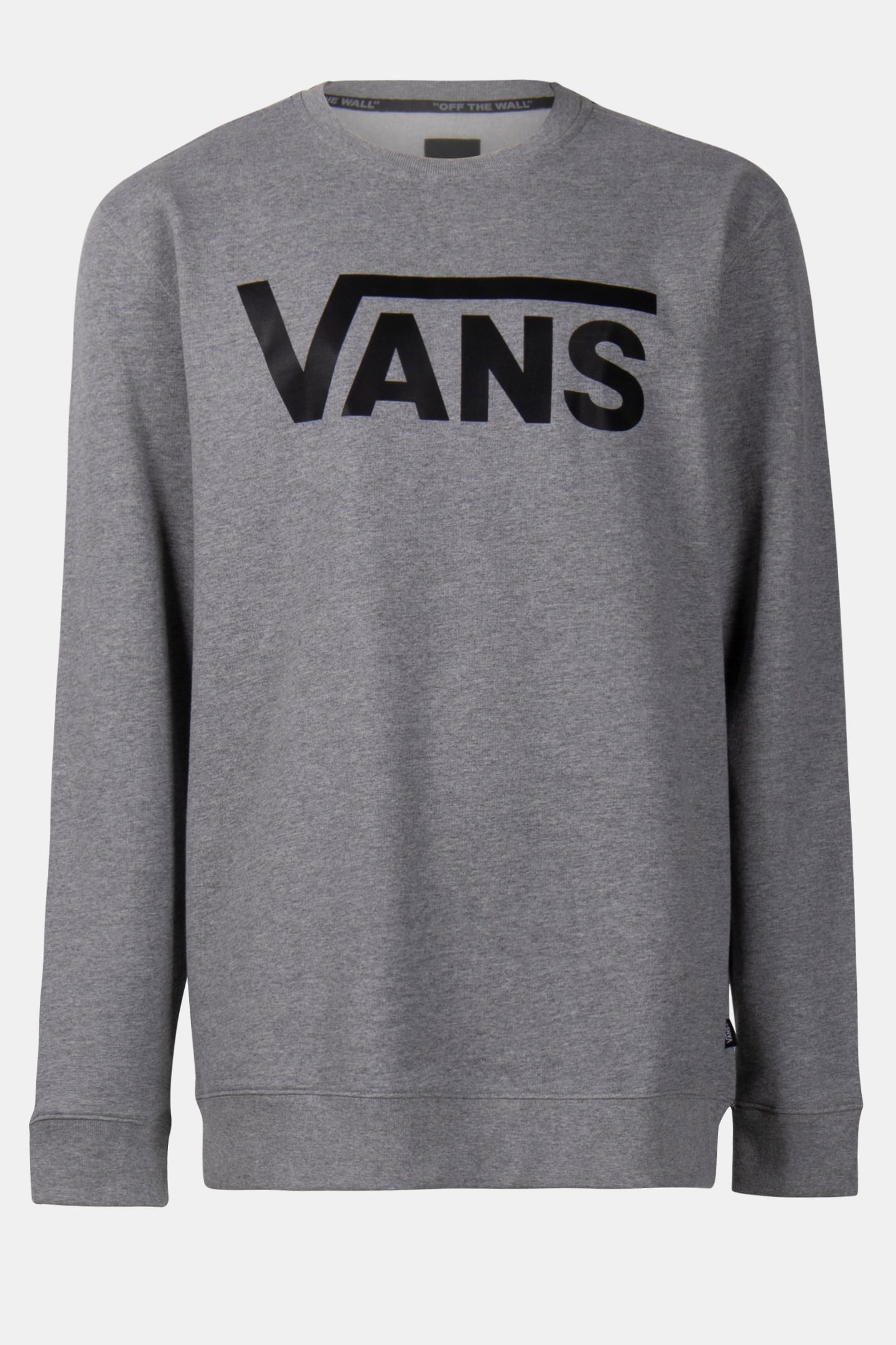 MN VANS CLASSIC CREW II CEMENT HEATHER/BLACK 3