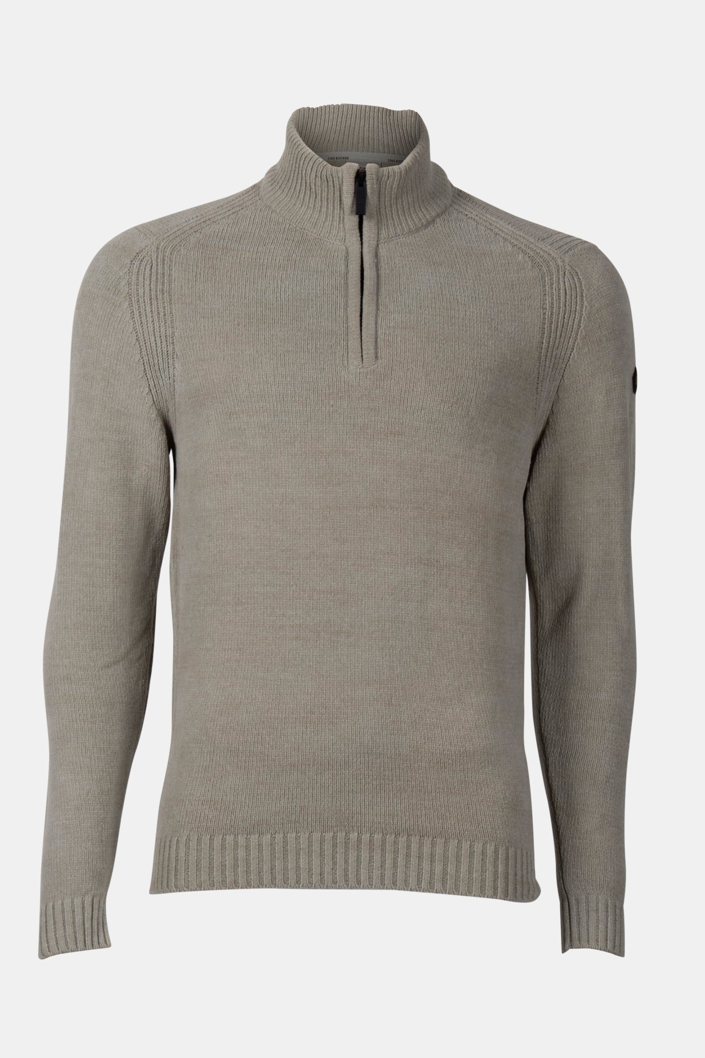 PULLOVER HALF ZIPPER CHENILLE SMOKE 3