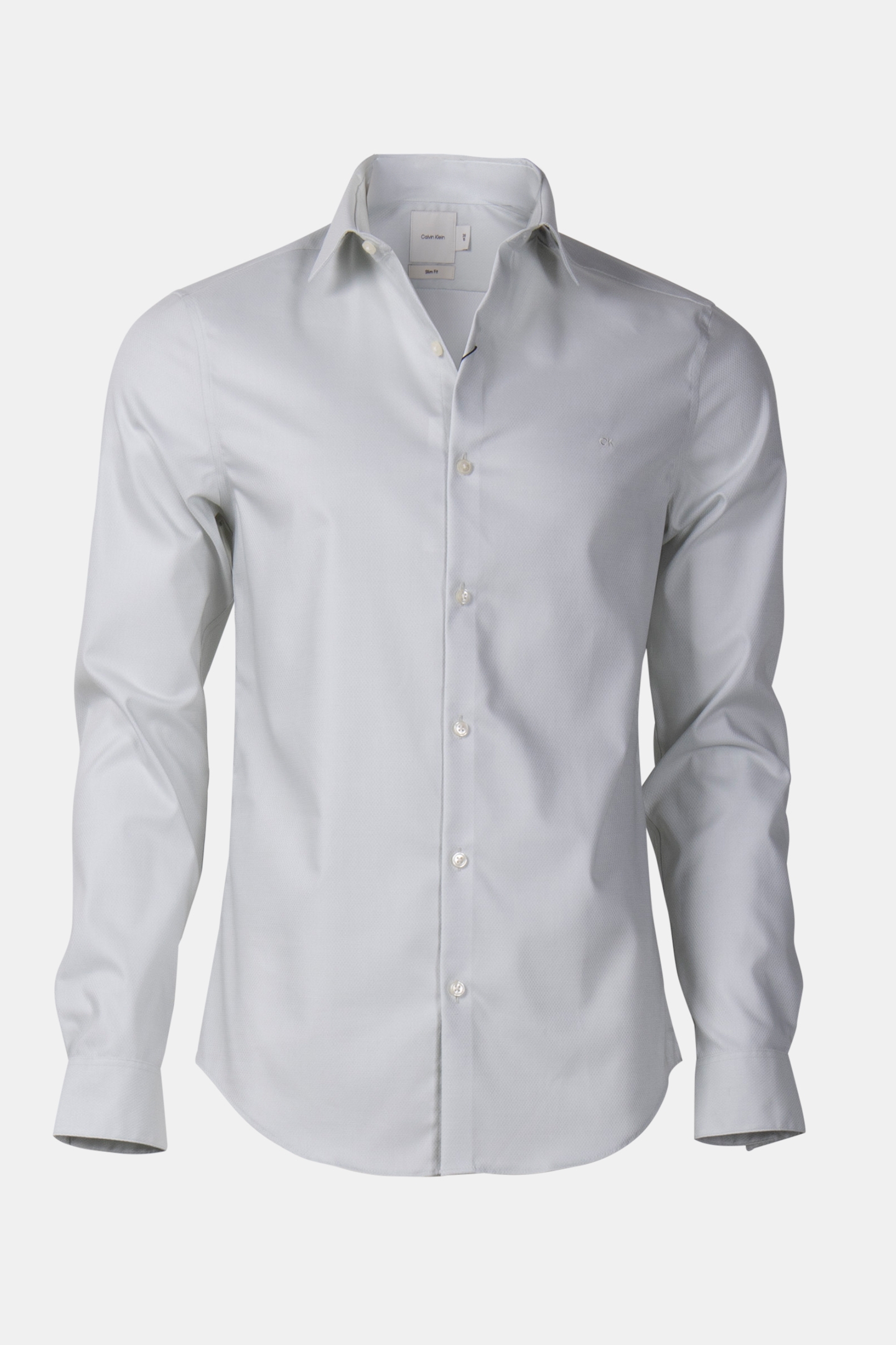 SLIM STR COLLAR SHIRT SAGE 3