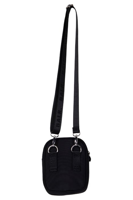 UNISEX B-SERIES CROSS BODY BAG JET BLACK/BRIGHT WHITE 4