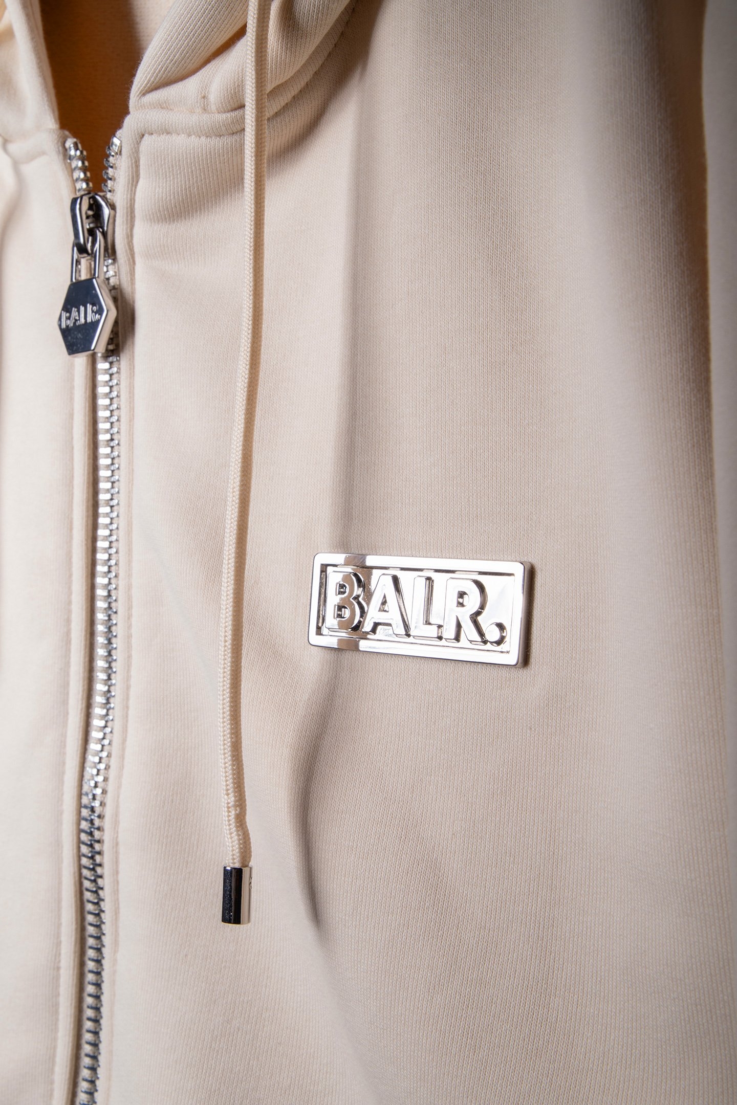 B-SERIES ZIP-THROUGH HOODIE WHITE SWAN 4