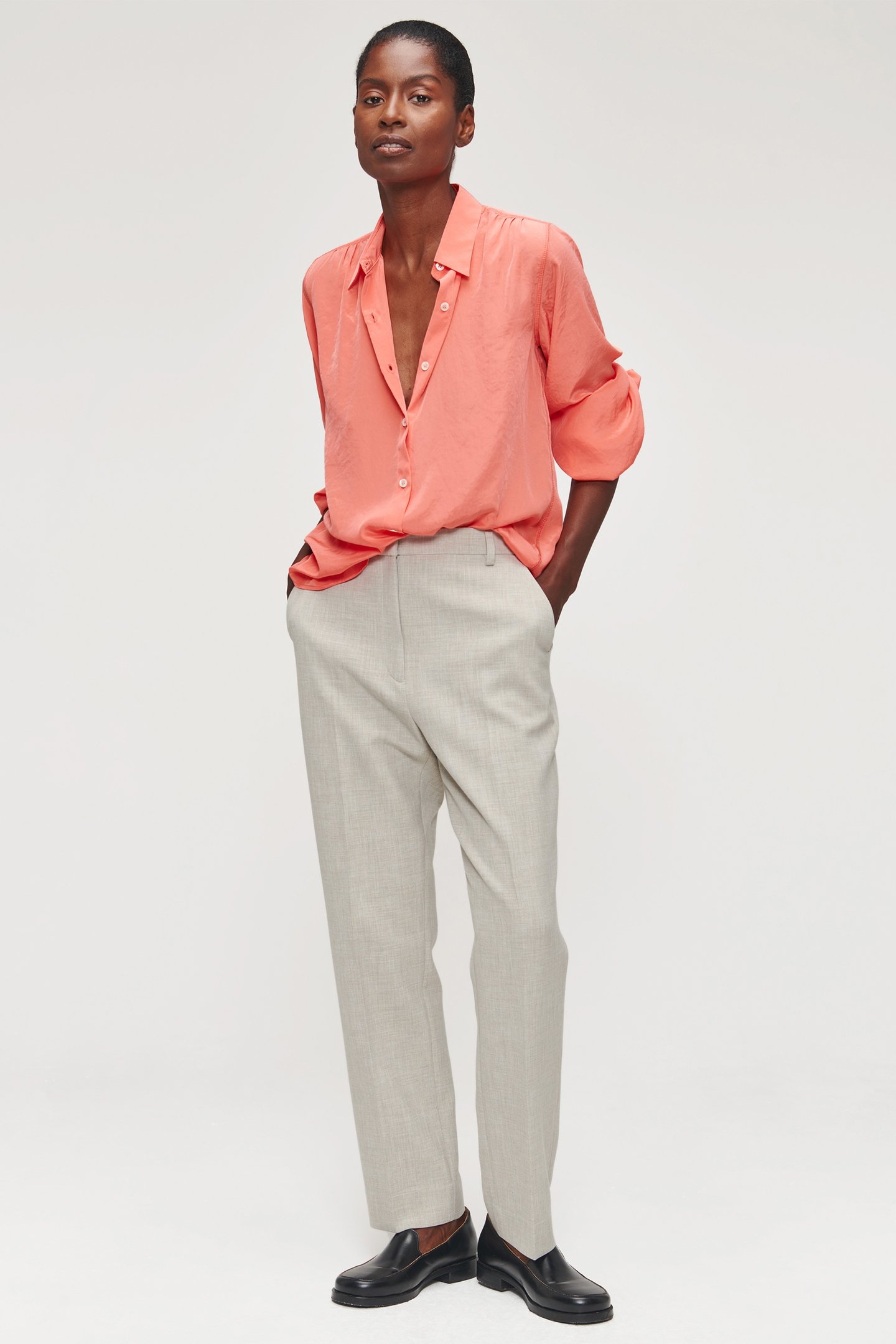 TECHNOSILK BLOUSE RADIANT CORAL 5