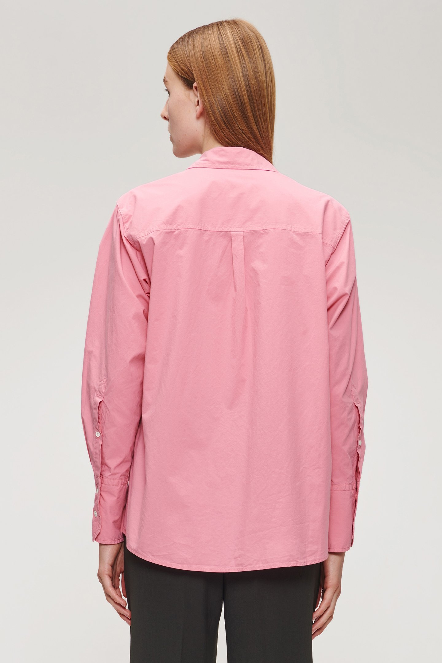 ORG COTTON BOYS SHIRT PINK 2