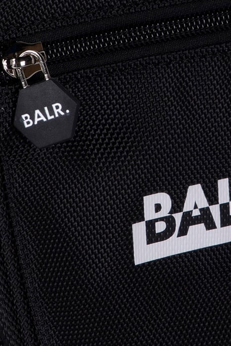 UNISEX CLASSIC BALR. MIRROR CROSSBODY BAG JET BLACK 5