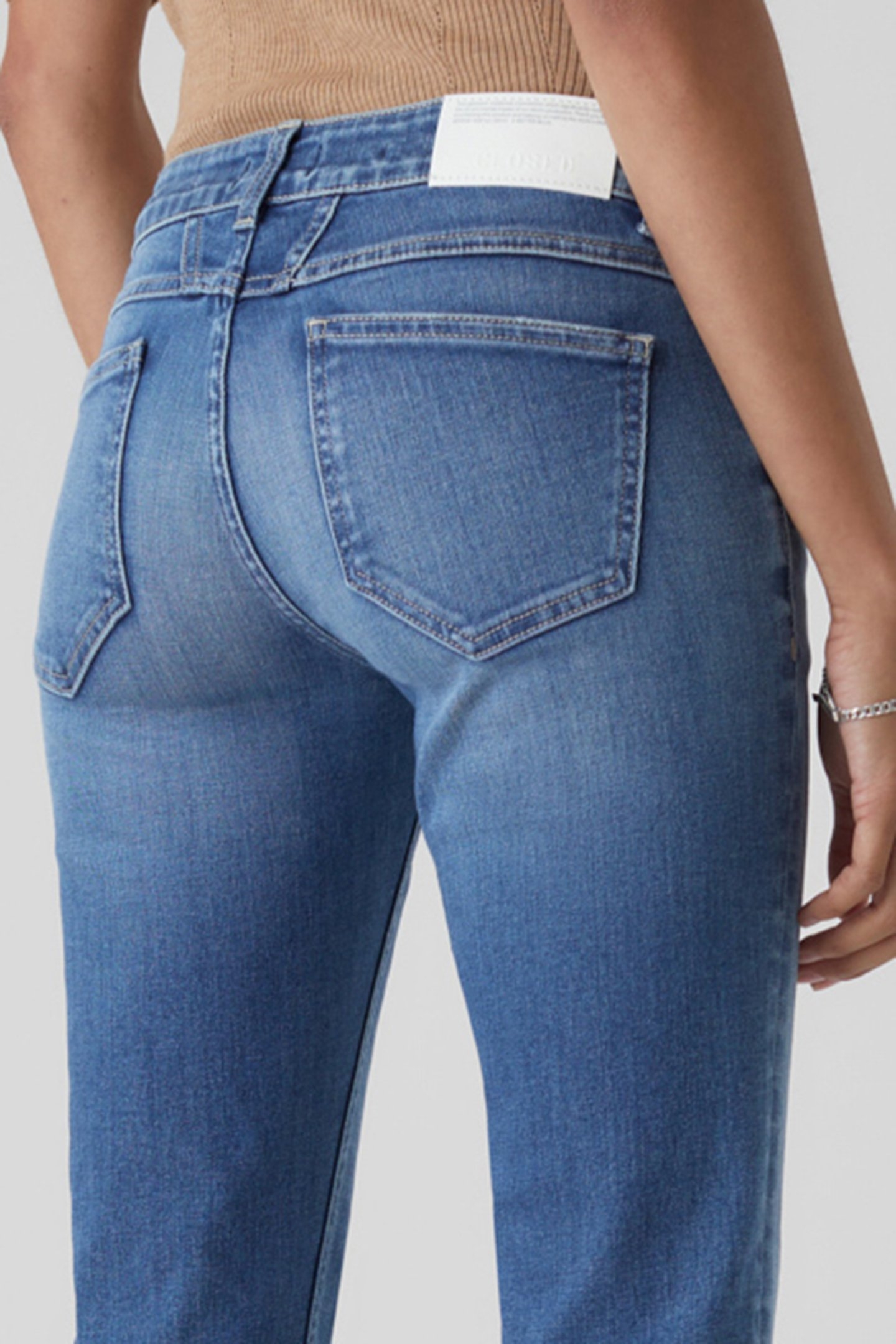 PEDAL PUSHER JEANS DARK BLUE 6