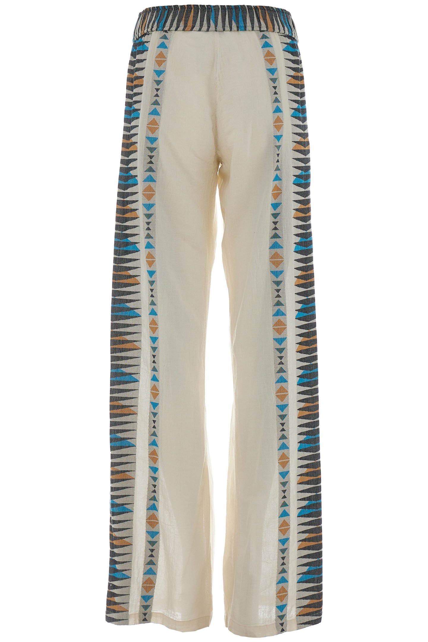 ILUMA TROUSER BLUE-CAMEL 2