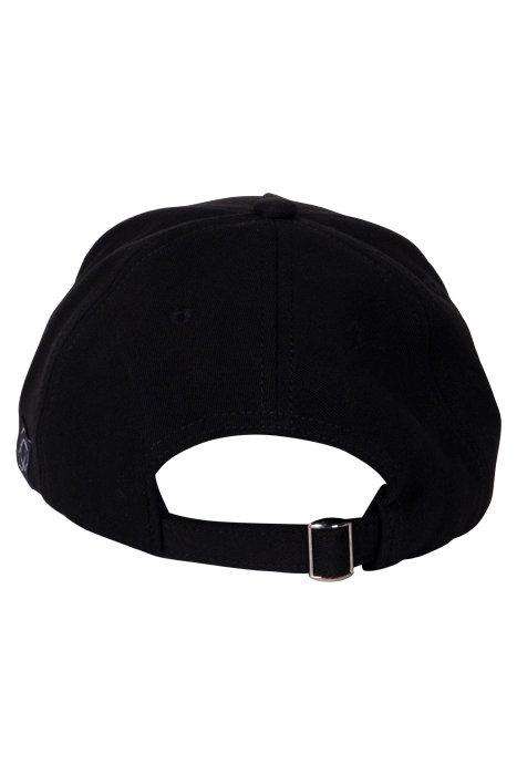 UNISEX BRAND COTTON CAP JET BLACK 2