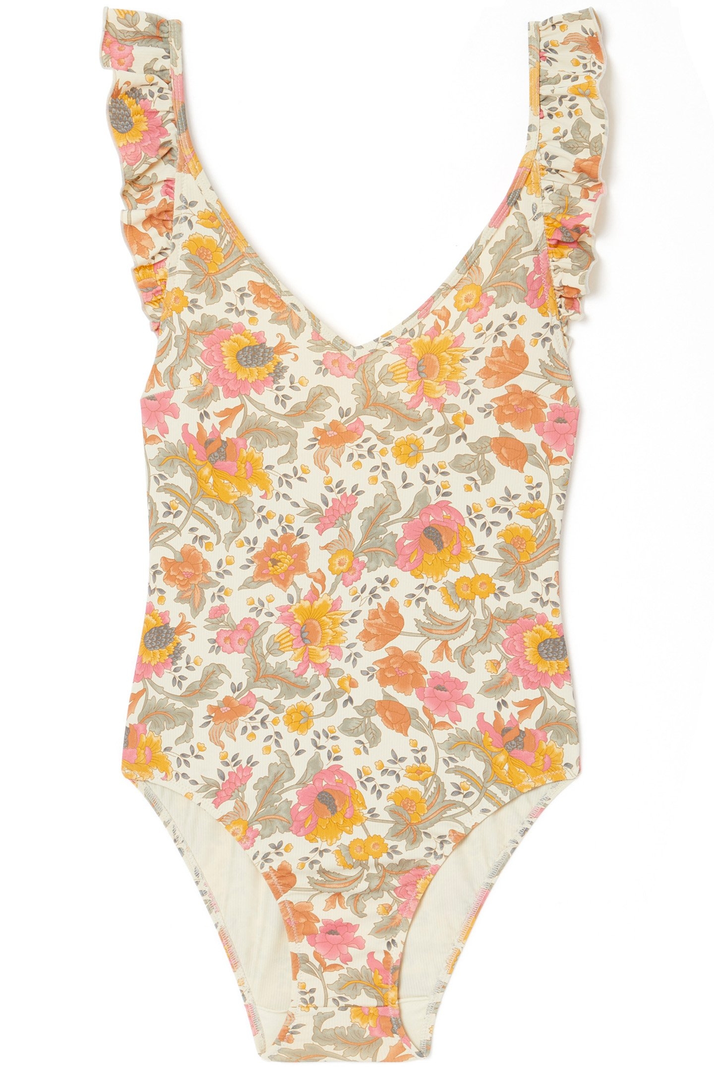 BATHING SUIT REVA RAINBOW FLOWERS 1