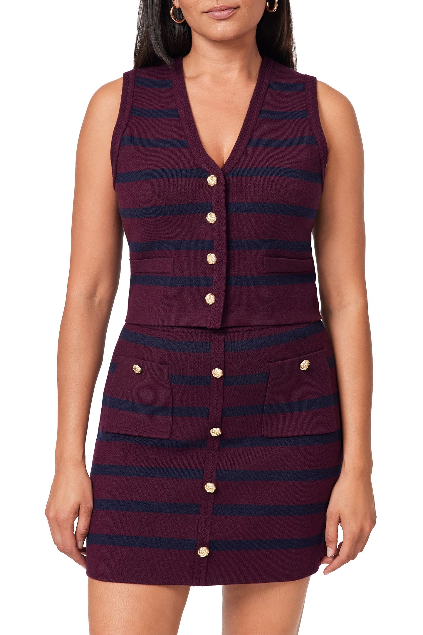 SWEATER WINETASTING/ SKY CAPTAIN STRIPE 1