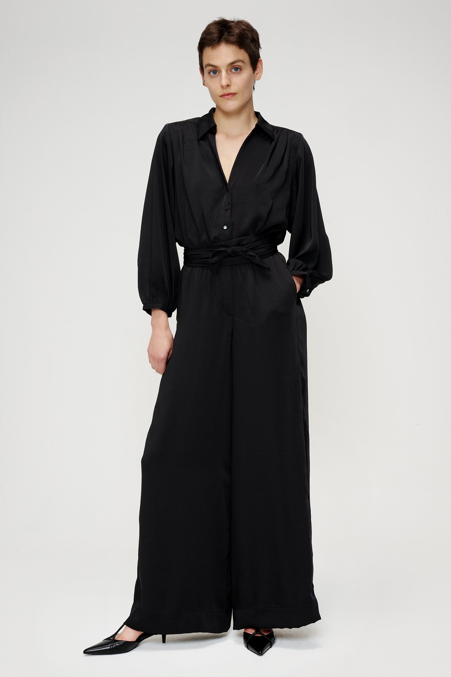 JAPANESE SATIN JUMPSUIT BLACK 4