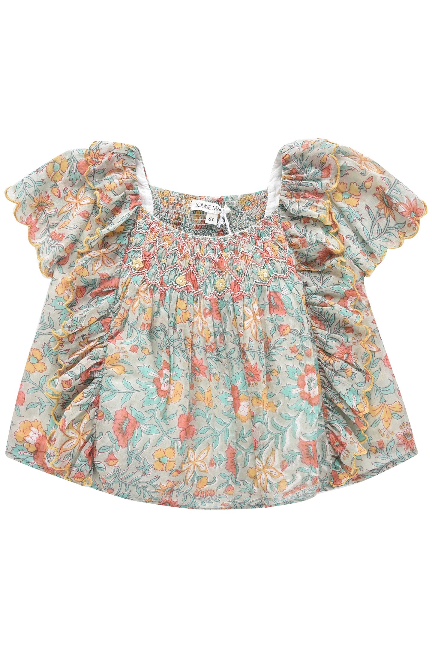 BLOUSE LILOU WATER FLOWERS 1