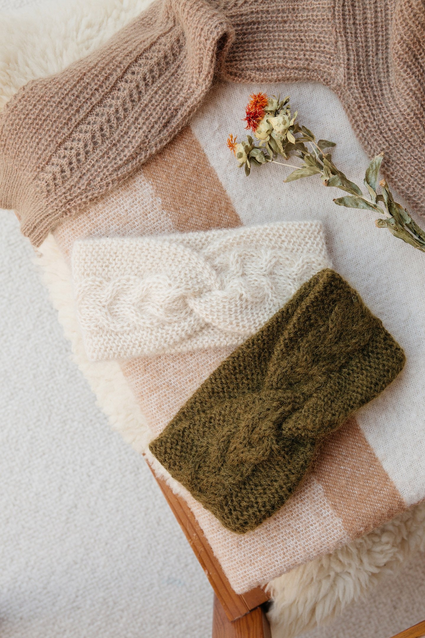 HEADBAND SIDONY DARK KHAKI 5