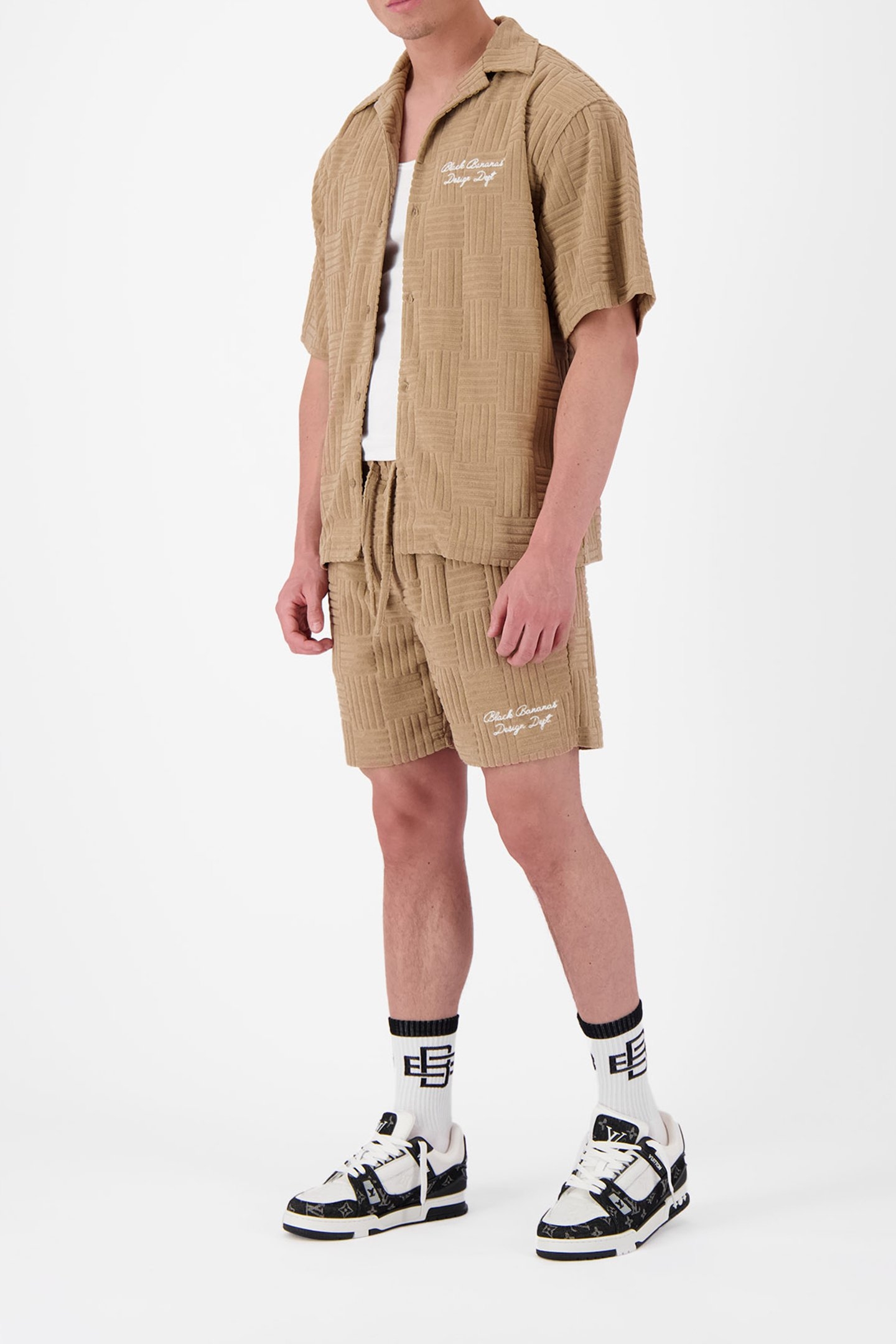 TERRY RESORT SHORTS BROWN 2