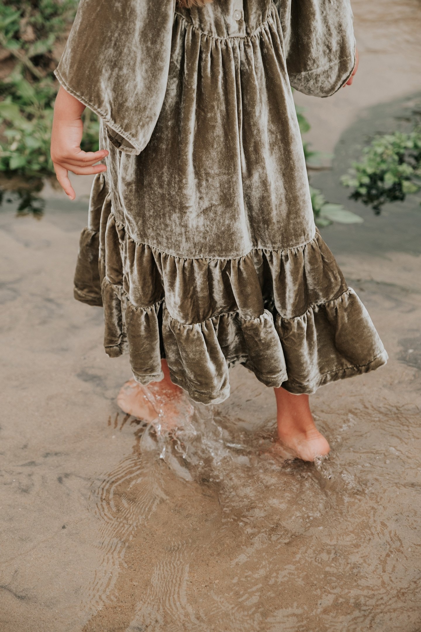 DRESS OLIVINA KHAKI WILD BOUQUET 8