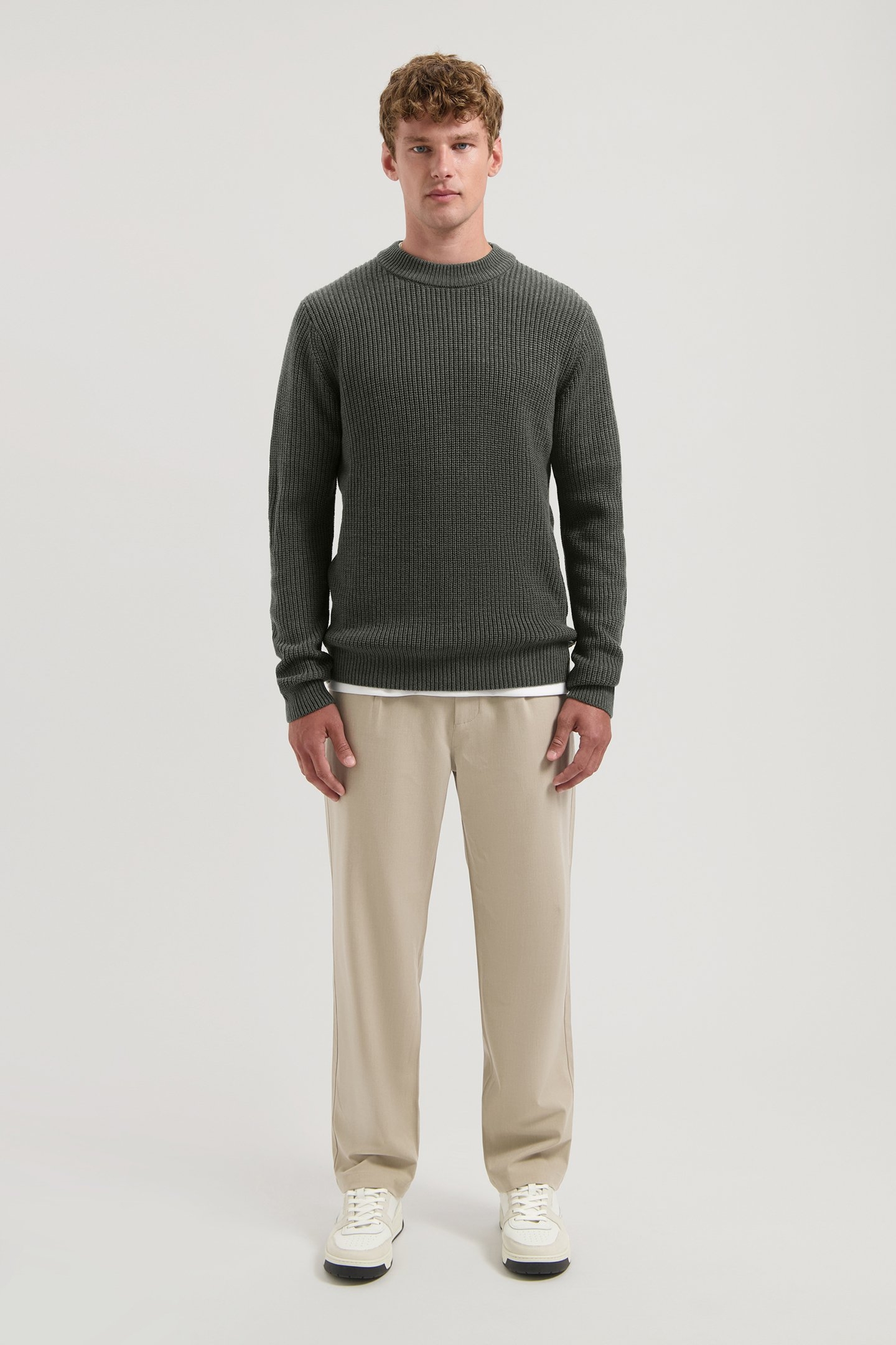 DS_CREW RIBKNIT DARK ARMY 3