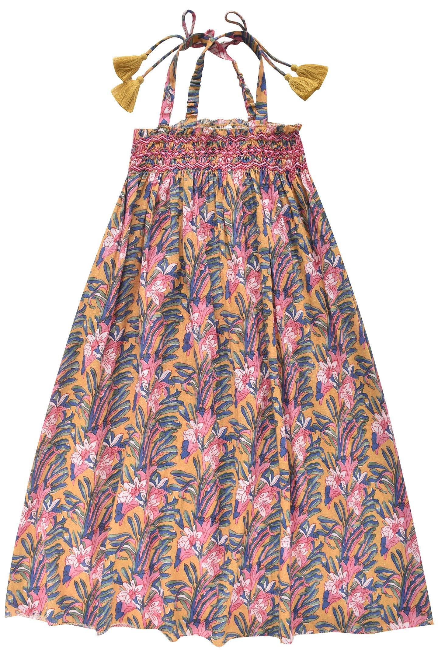 DRESS MARCELINE HONEY FLOWER 1