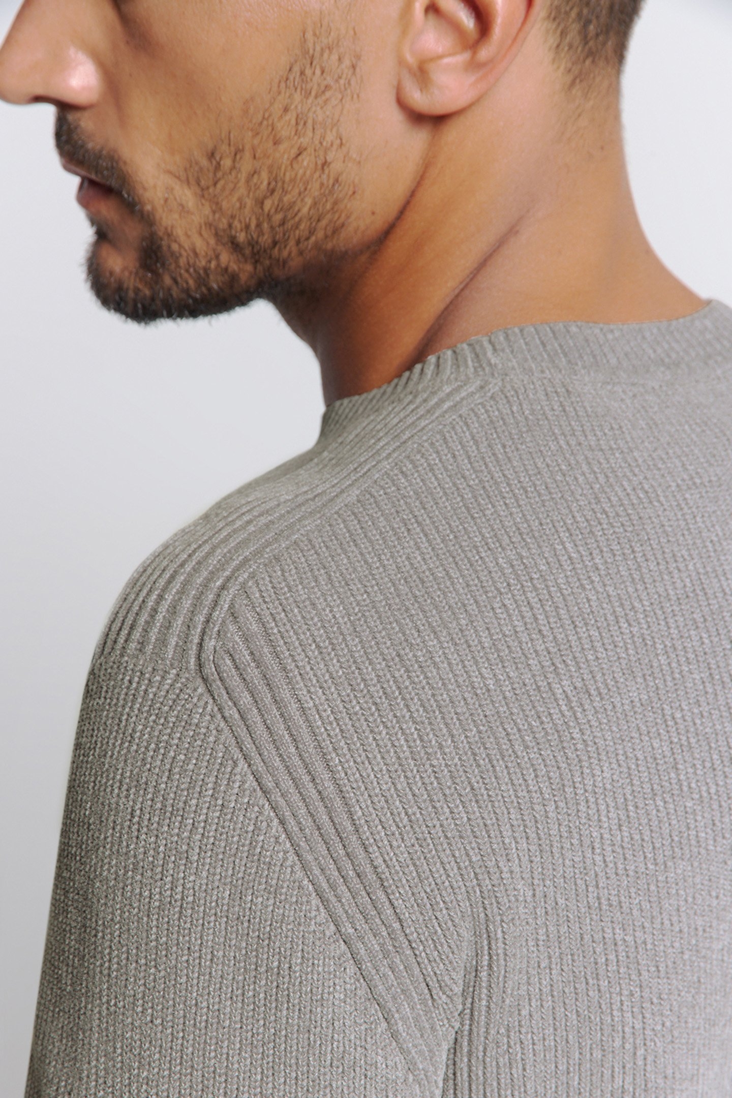 PULLOVER CREWNECK CHENILLE GREY 7