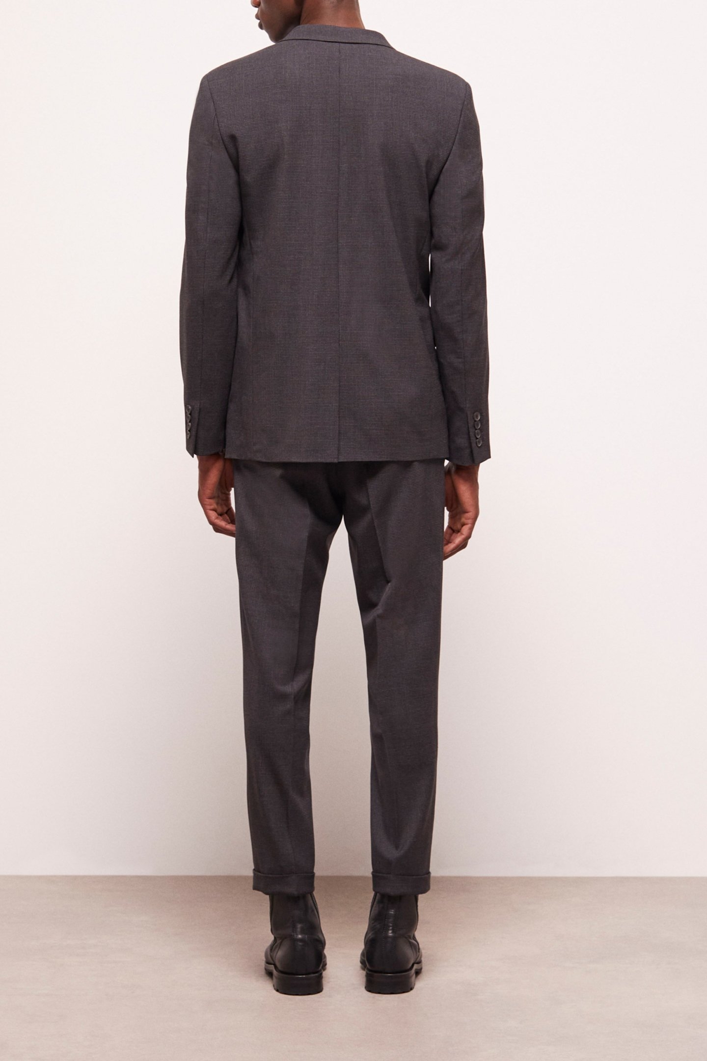 FITTED SUIT GARMENTS BLACK GREY 3