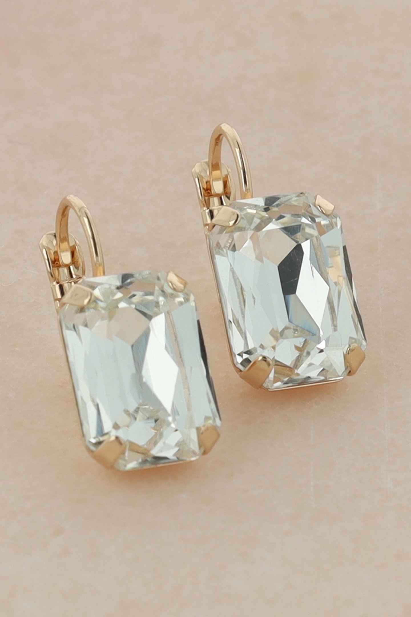 VOGUE CRYSTAL GOLD EARRINGS 4