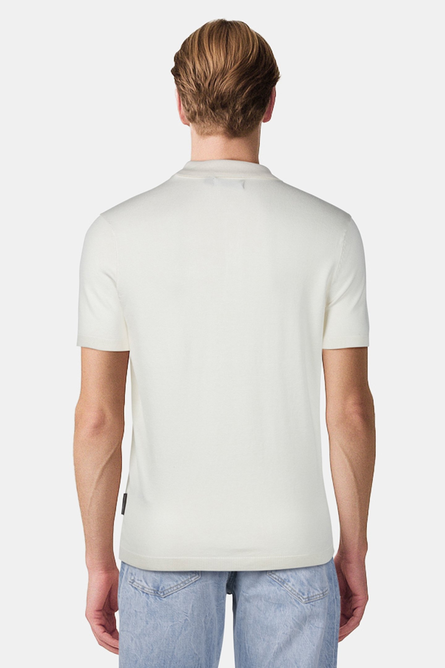 POLO SHORT SLEEVE FORMAL ECRU 2