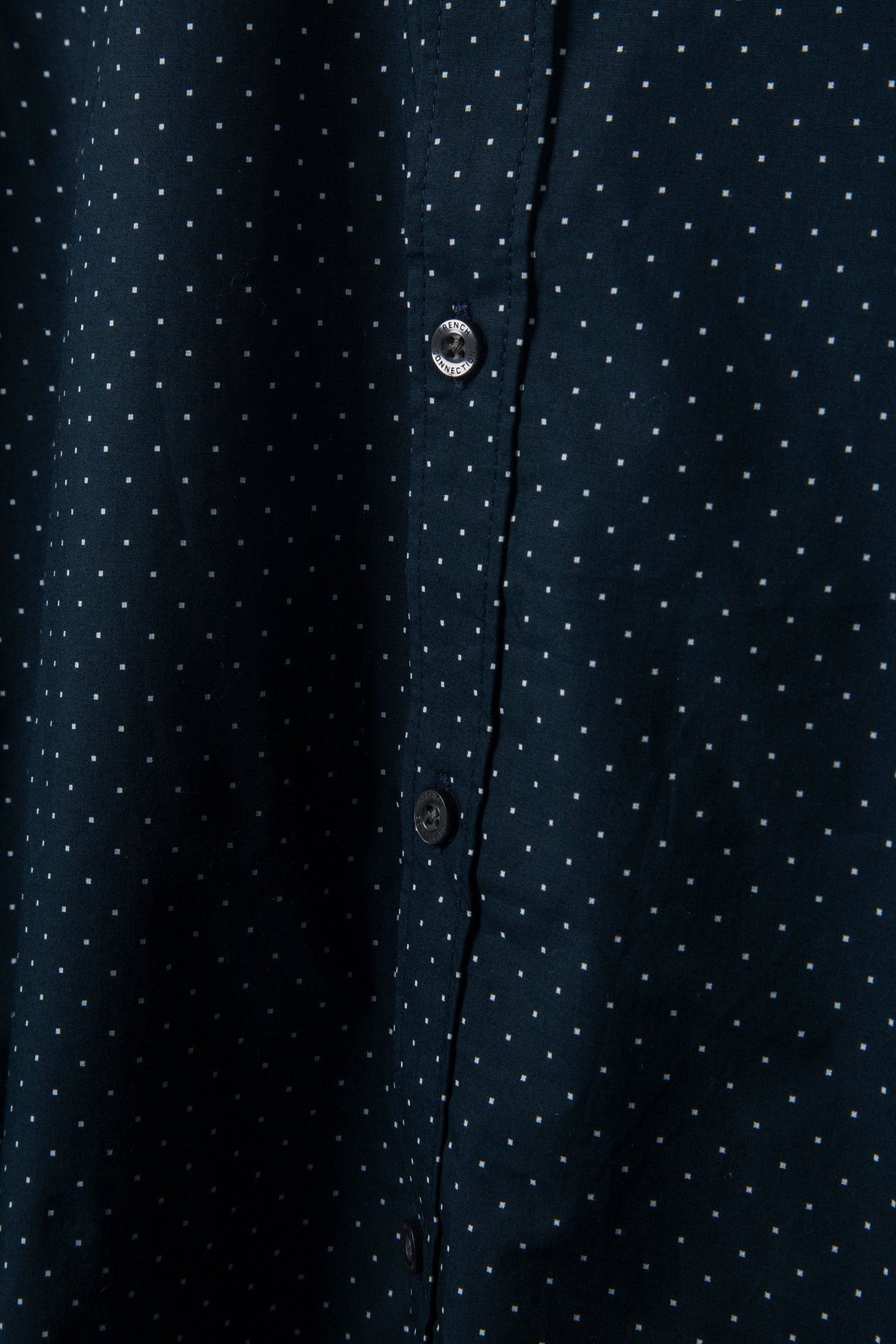 SQUARE DOT CUT LONG SLEEVE SHIRT MARINE 4