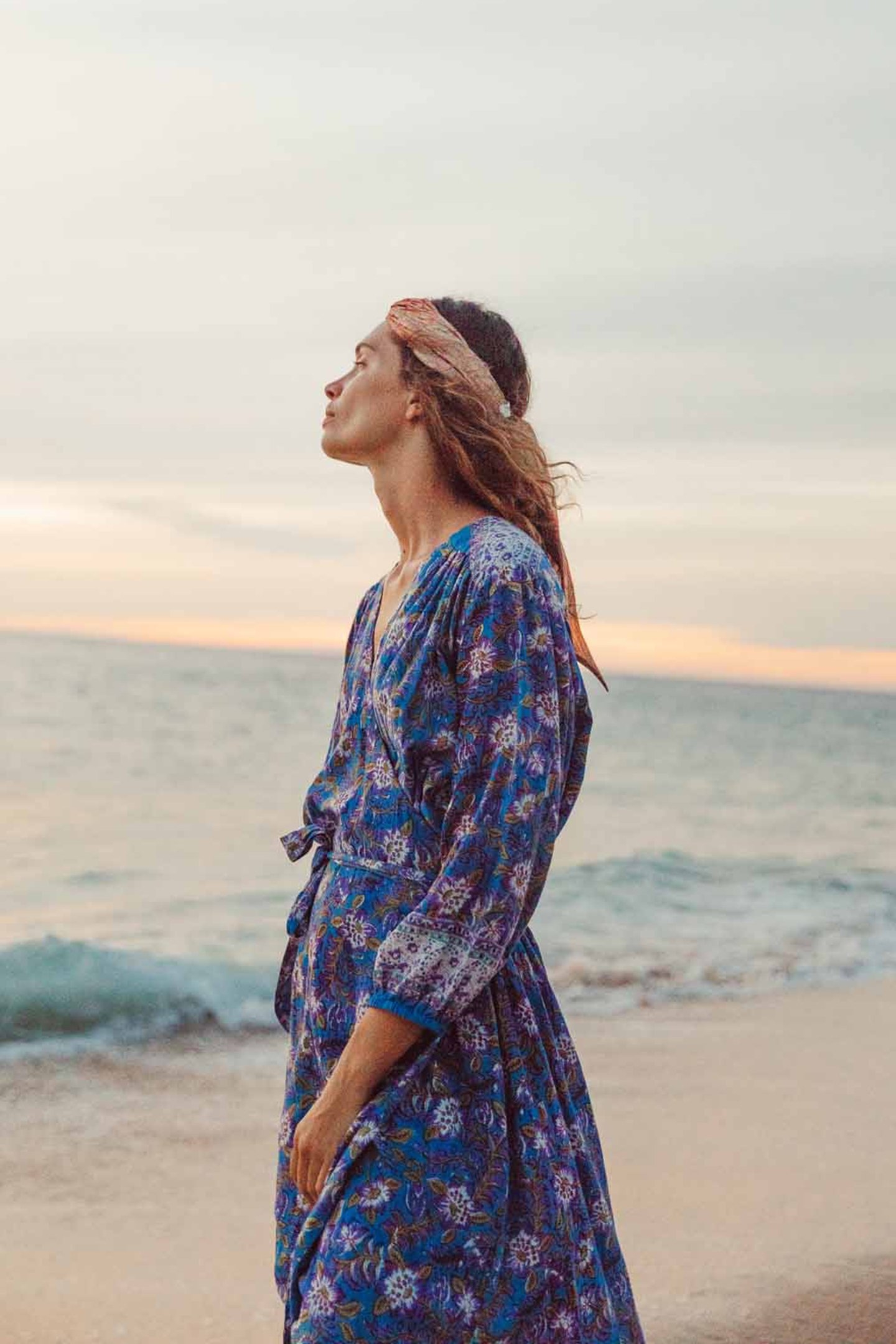 DRESS ALINE BLUE FLOWERS 2