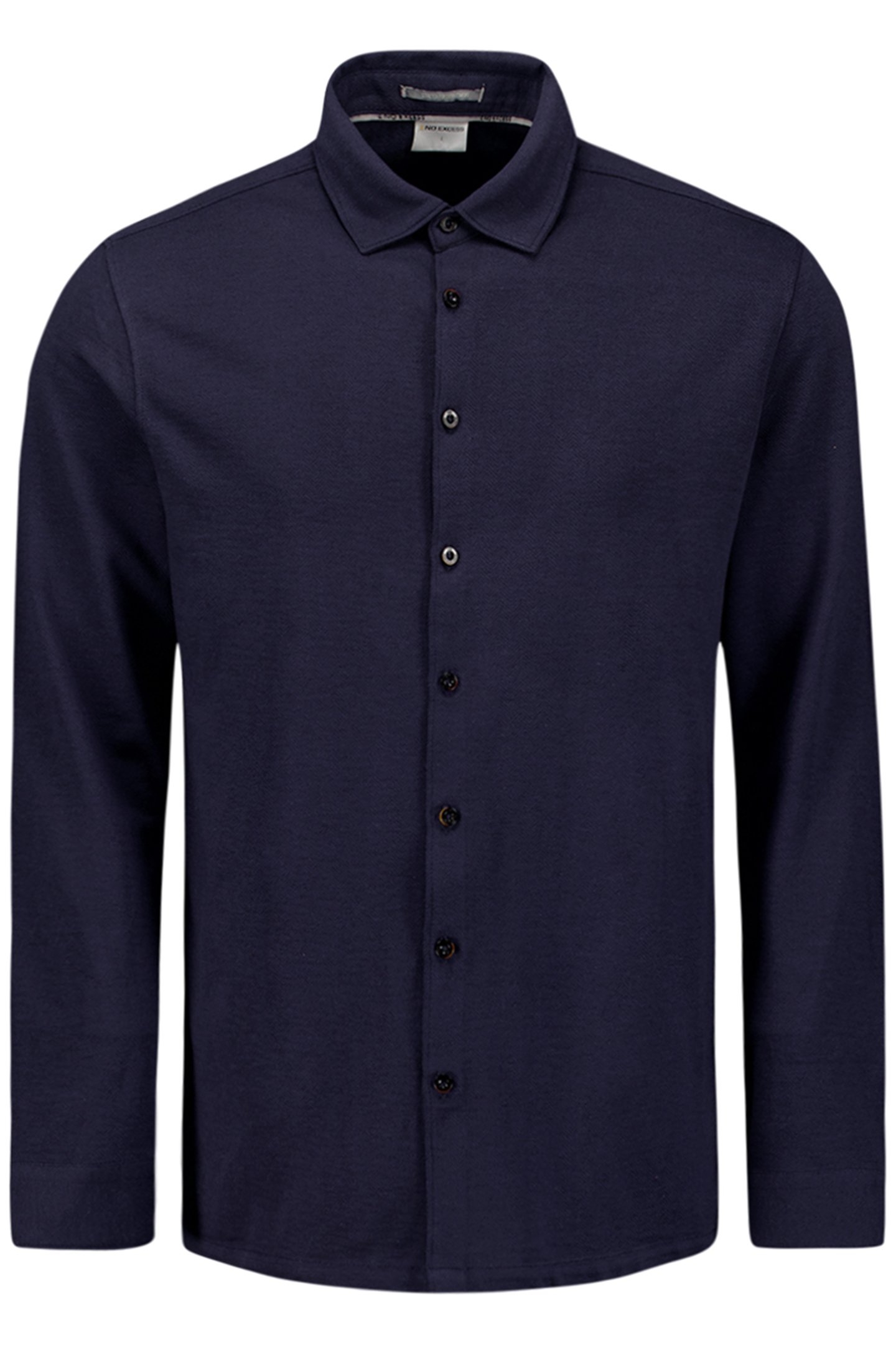 SHIRT JERSEY MELANGE STRETCH BLUEBERRY 4