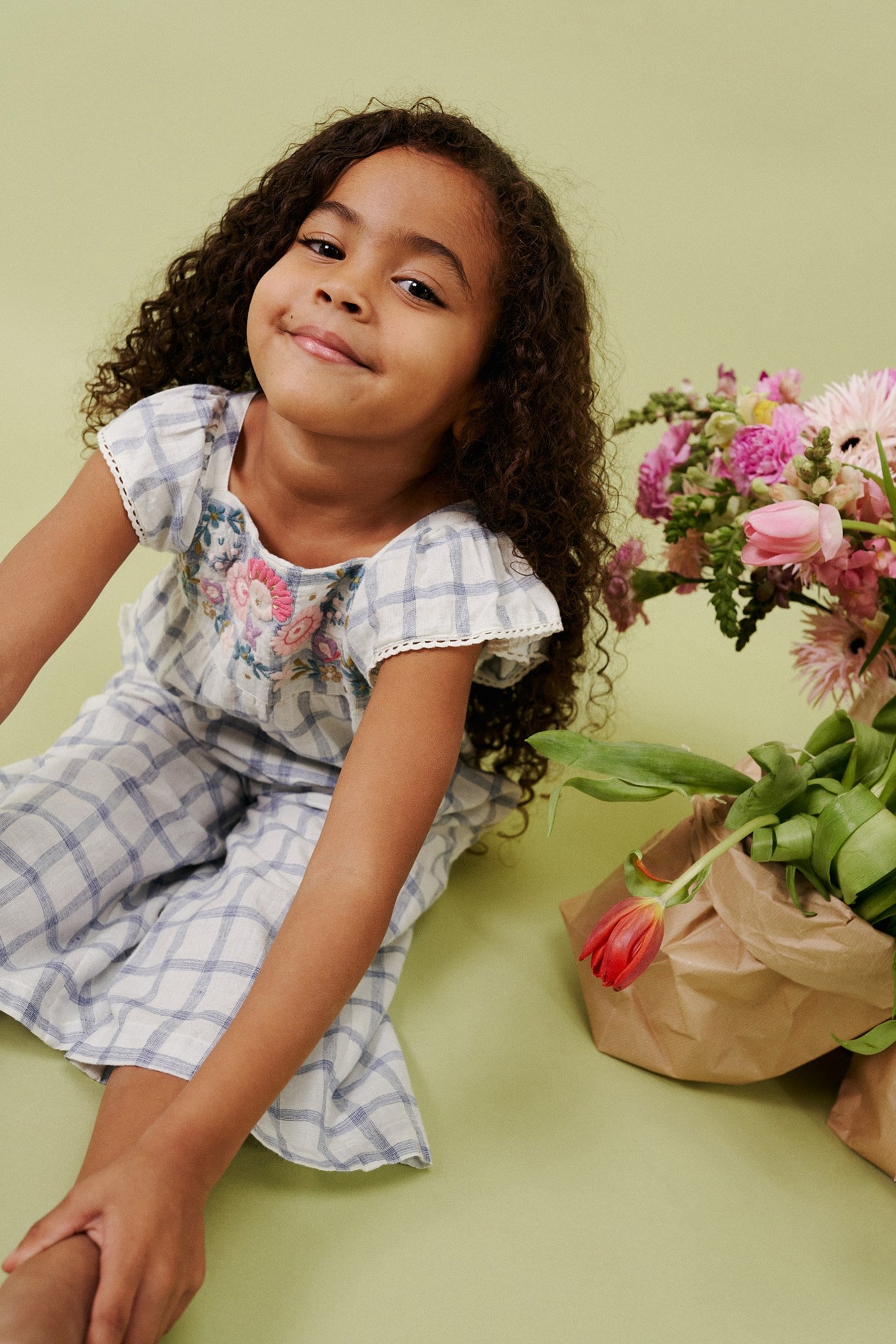 OVERALLS IRINA BLUE RIVER CHECKS 4