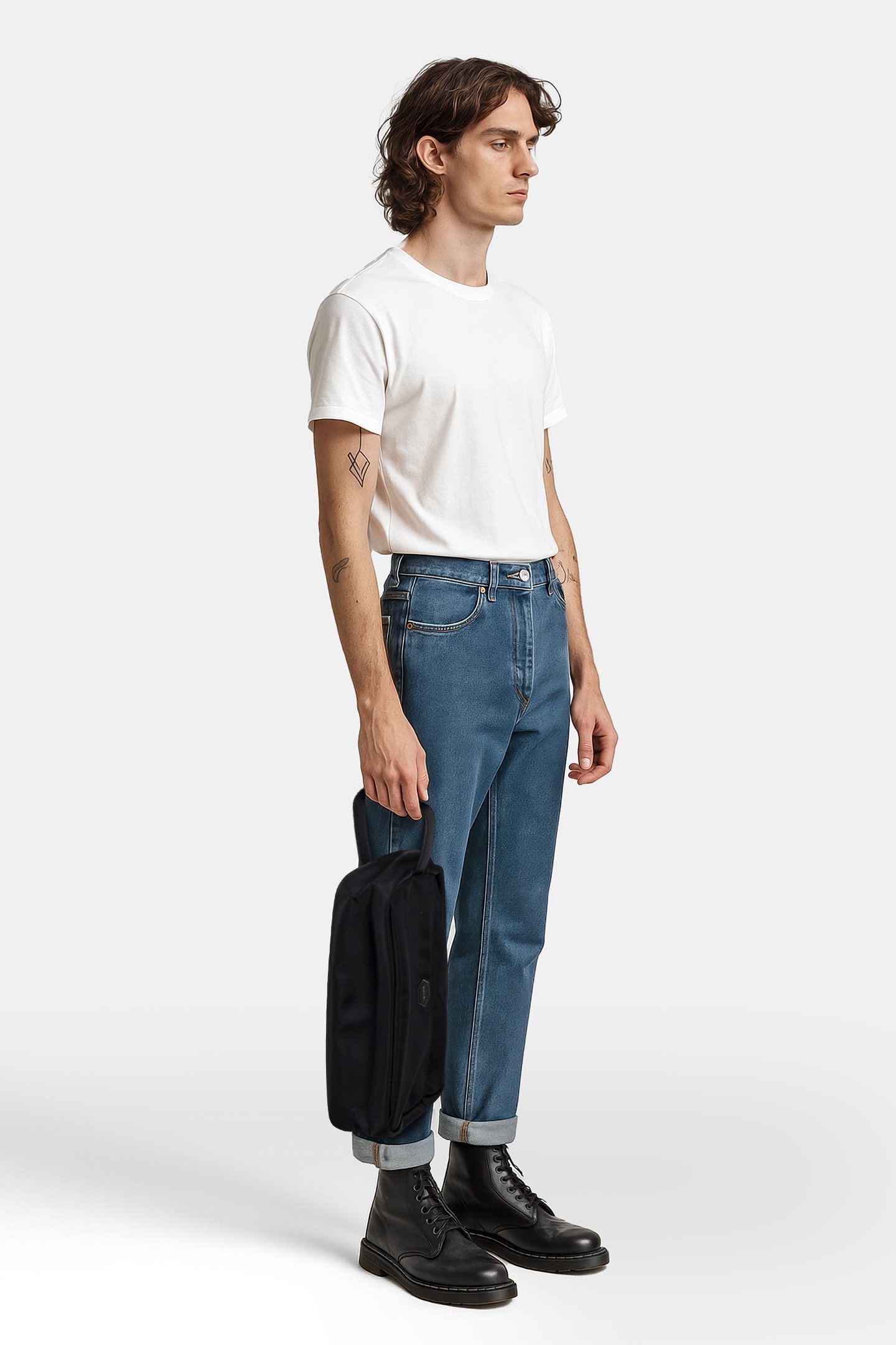 UNISEX BALR. CLASSIC TOILET BAG JET BLACK 1