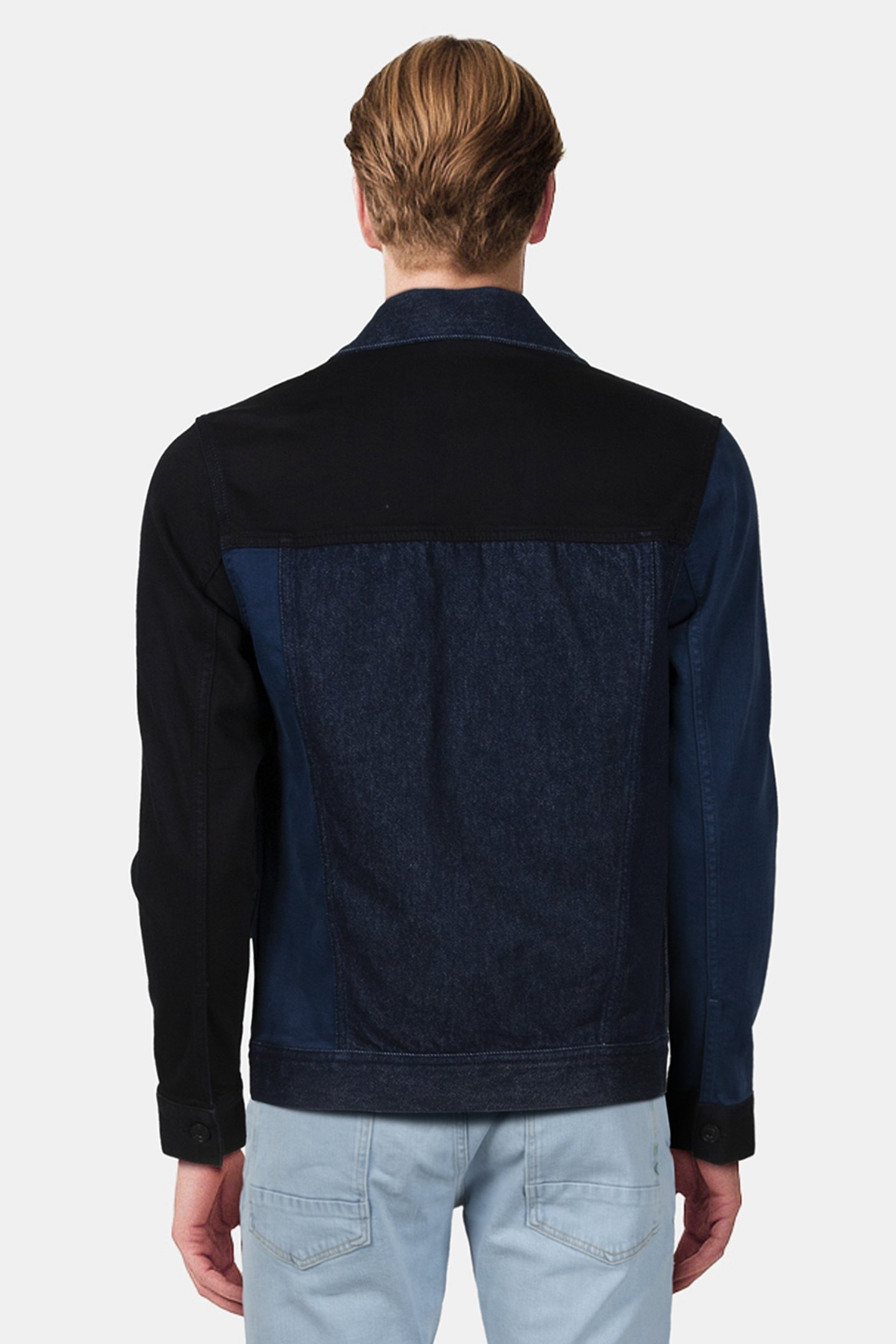 PATCHWORK DENIM JACKET BLUE 2