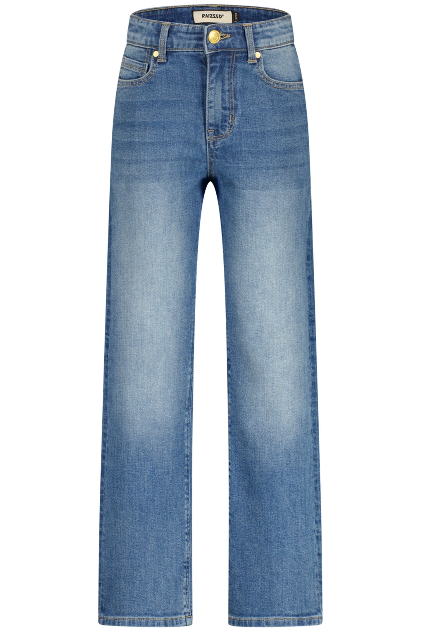 GIRLS MANILA JEANS MID BLUE STONE 1