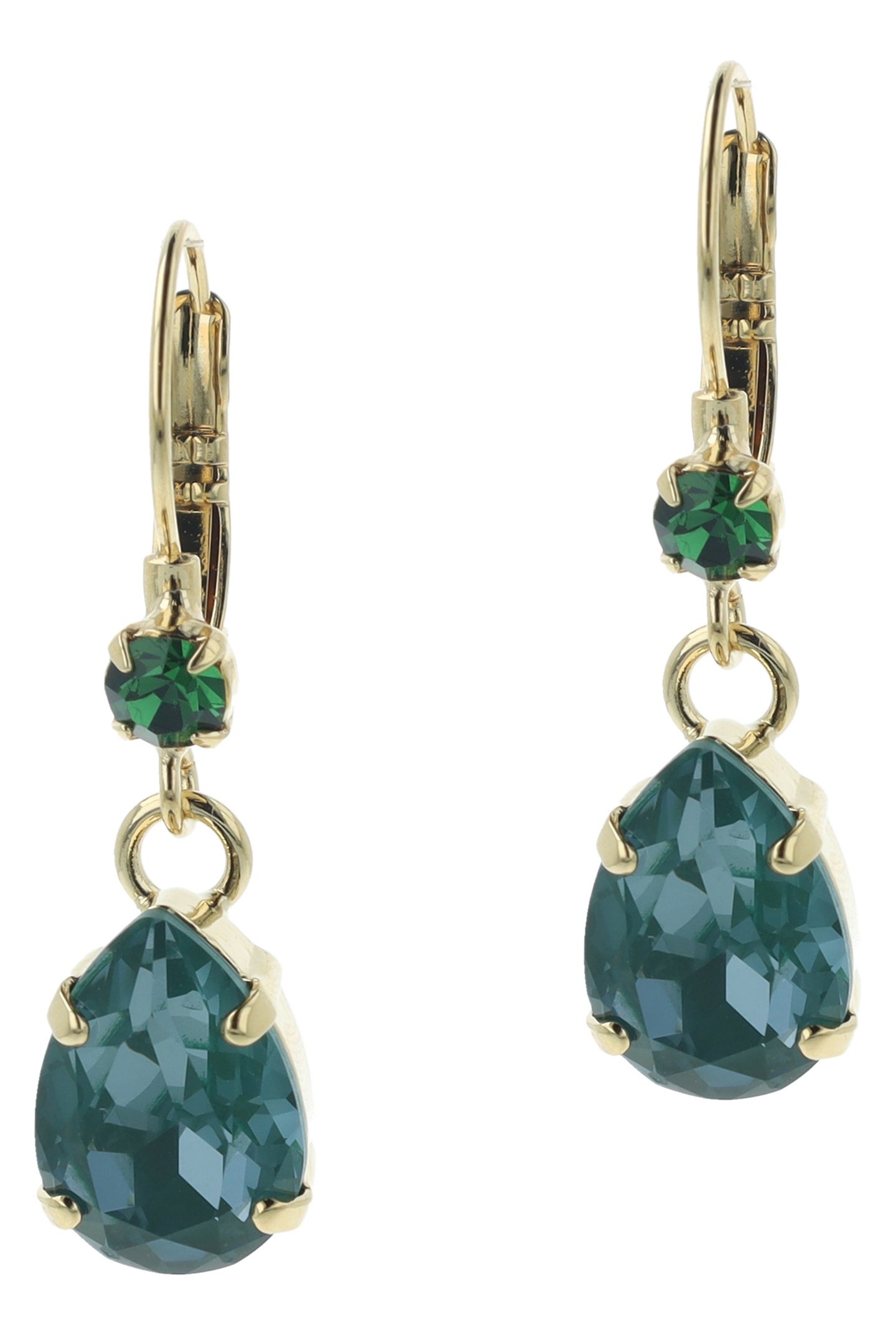 CLASSIC MINI PINE GREEN EARRINGS 1