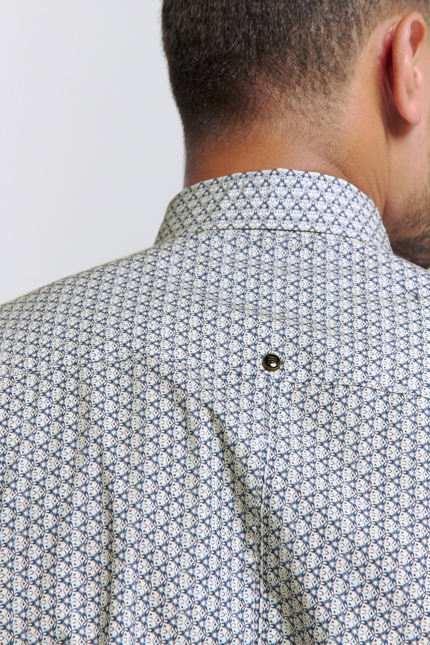 SHIRT STRETCH ALLOVER PRINTED WHITE 7