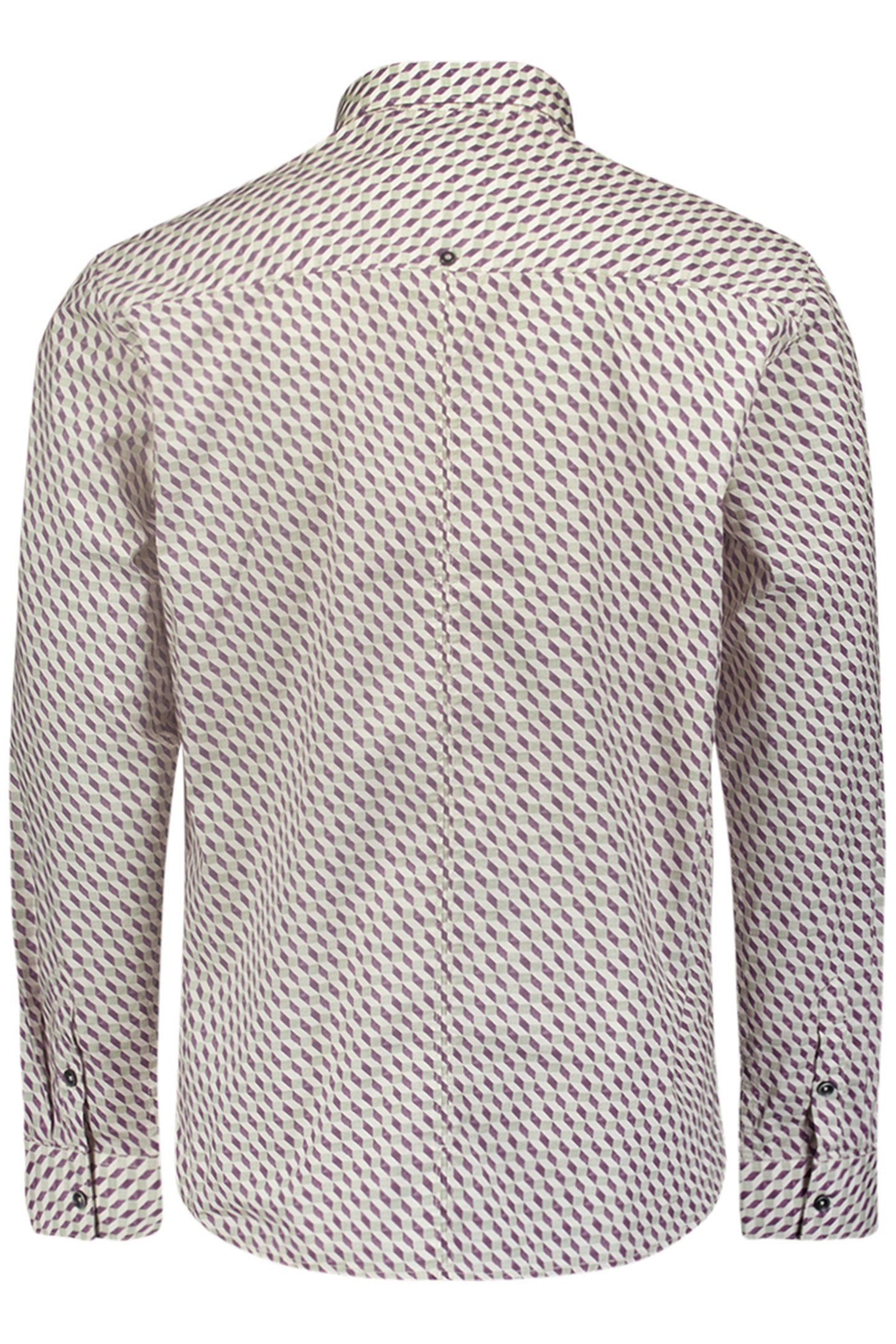 SHIRT STRETCH ALLOVER PRINTED AUBERGINE 5