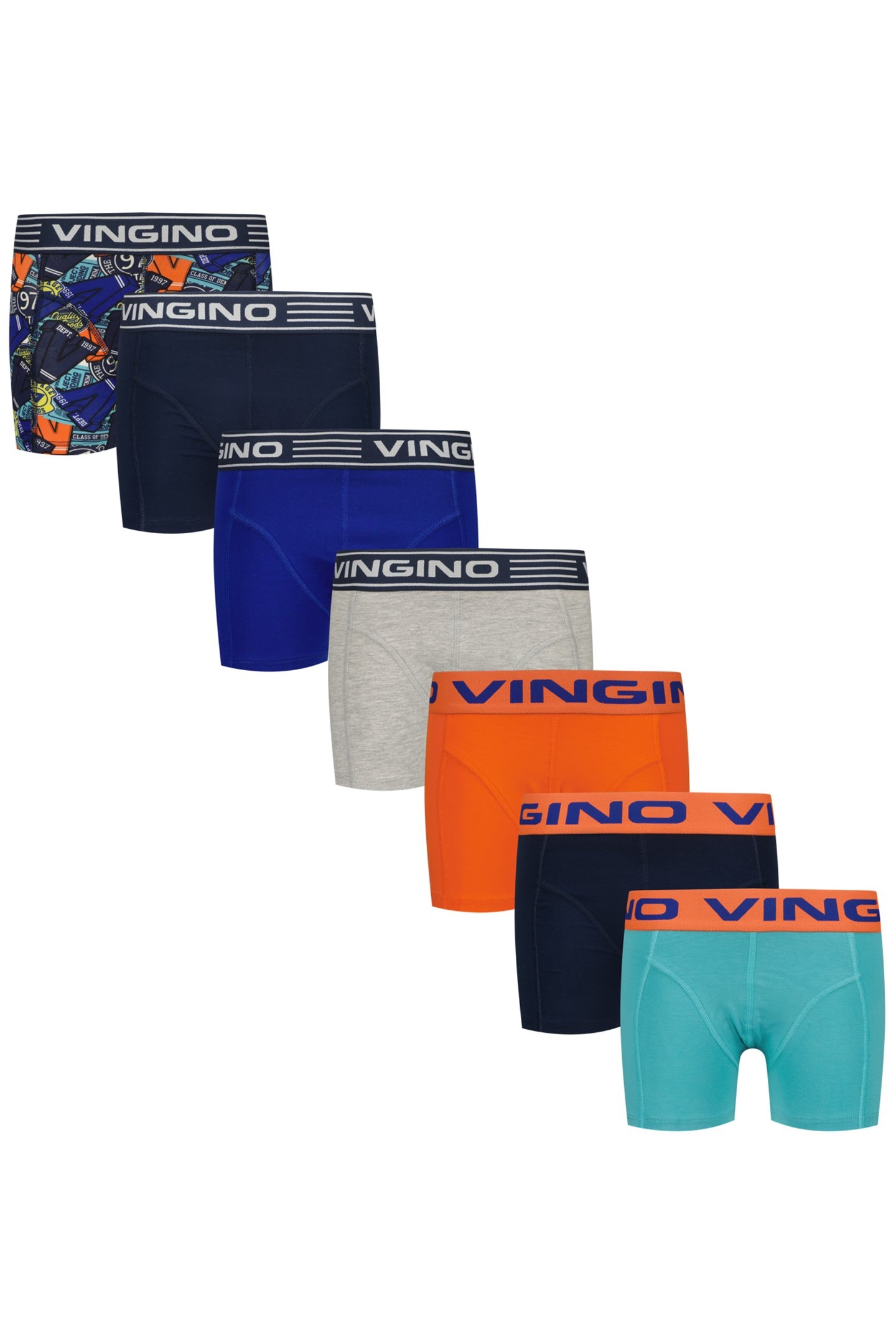 BOYS WO25 WEEK 7-PACK UNDERWEAR & SLEEPWEAR DARK BLUE 1